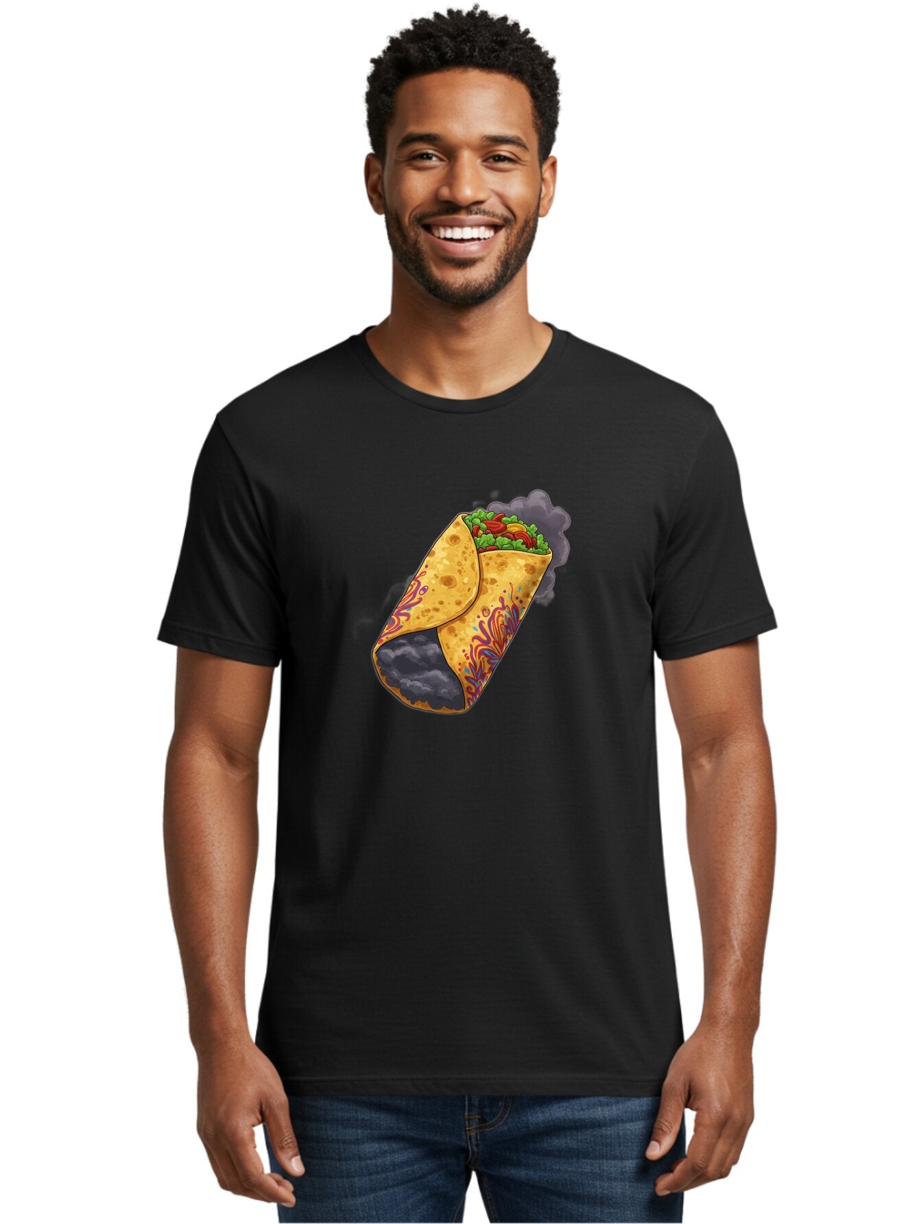 Smoking-Burrito Men'S Graphic Tee, 100% Cotton, Comfortable Casual Summer Wear, Machine Washable, Vintage Camera, Old Camera, Antique Camera, Black Camera, Classic Photography, Photography Equipment, Nostalgic Device, Film Camera, Camera Art Bao907 22