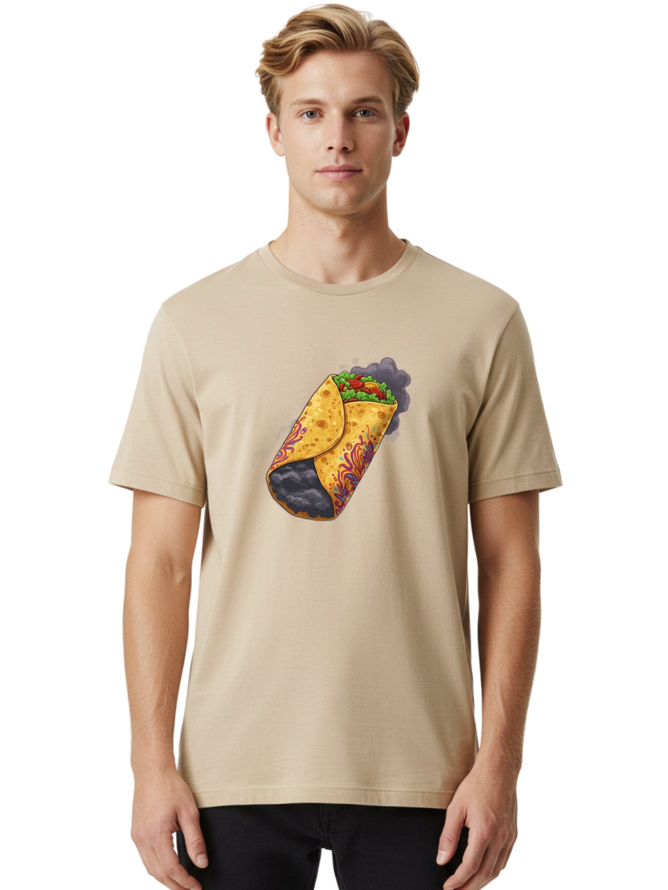 Smoking-Burrito Men'S Graphic Tee, 100% Cotton, Comfortable Casual Summer Wear, Machine Washable, Vintage Camera, Old Camera, Antique Camera, Black Camera, Classic Photography, Photography Equipment, Nostalgic Device, Film Camera, Camera Art Bao907 28