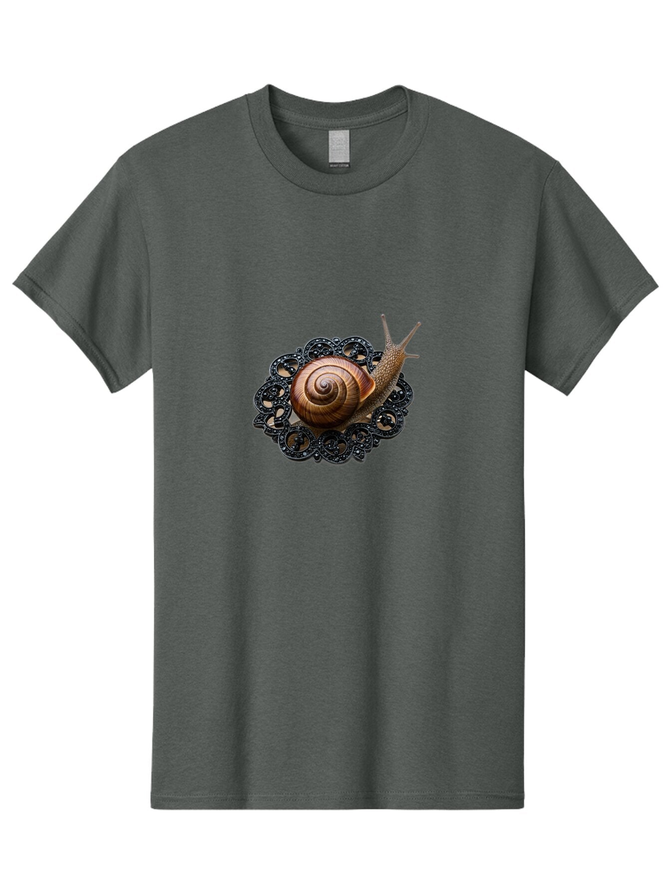 Snail-On-Doily Men'S Graphic Tee, 100% Cotton, Comfortable Casual Summer Wear, Machine Washable, Vintage Camera, Old Camera, Antique Camera, Black Camera, Classic Photography, Photography Equipment, Nostalgic Device, Film Camera, Camera Art Bao912 12