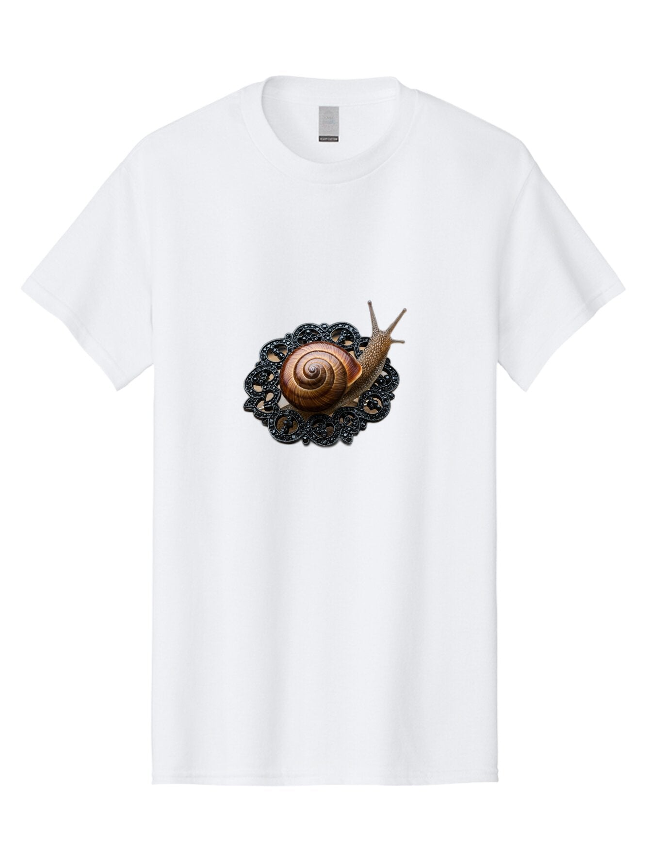 Snail-On-Doily Men'S Graphic Tee, 100% Cotton, Comfortable Casual Summer Wear, Machine Washable, Vintage Camera, Old Camera, Antique Camera, Black Camera, Classic Photography, Photography Equipment, Nostalgic Device, Film Camera, Camera Art Bao912