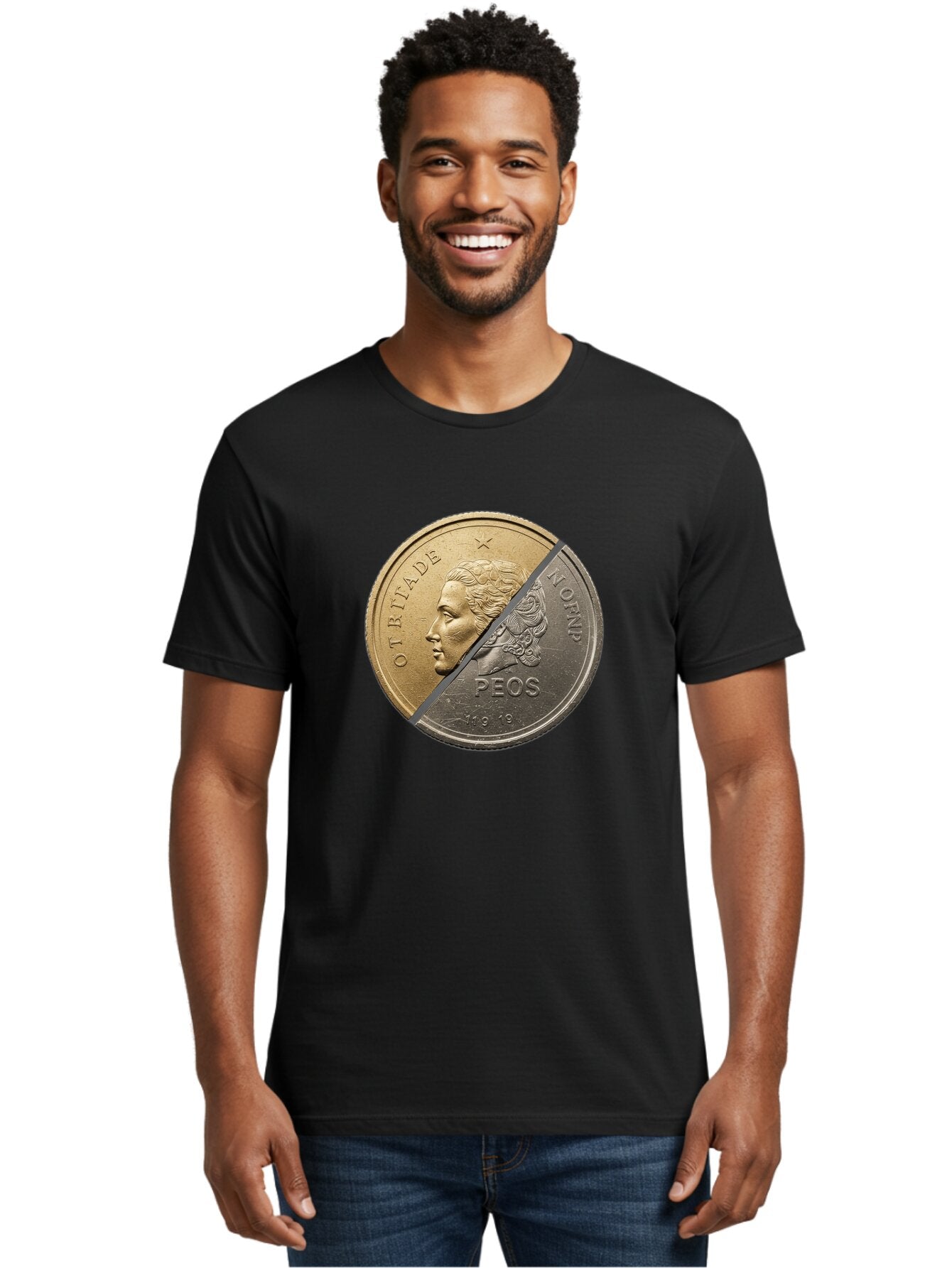 Split-Coin Men'S Graphic Tee, 100% Cotton, Comfortable Casual Summer Wear, Machine Washable, Vintage Camera, Old Camera, Antique Camera, Black Camera, Classic Photography, Photography Equipment, Nostalgic Device, Film Camera, Camera Art Bao918 30