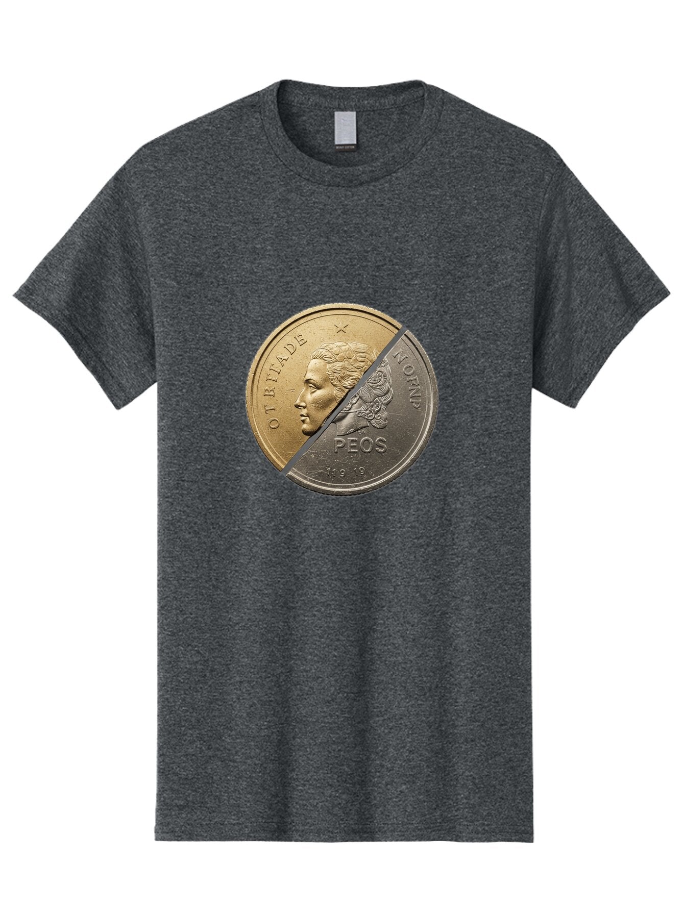 Split-Coin Men'S Graphic Tee, 100% Cotton, Comfortable Casual Summer Wear, Machine Washable, Vintage Camera, Old Camera, Antique Camera, Black Camera, Classic Photography, Photography Equipment, Nostalgic Device, Film Camera, Camera Art Bao918 5