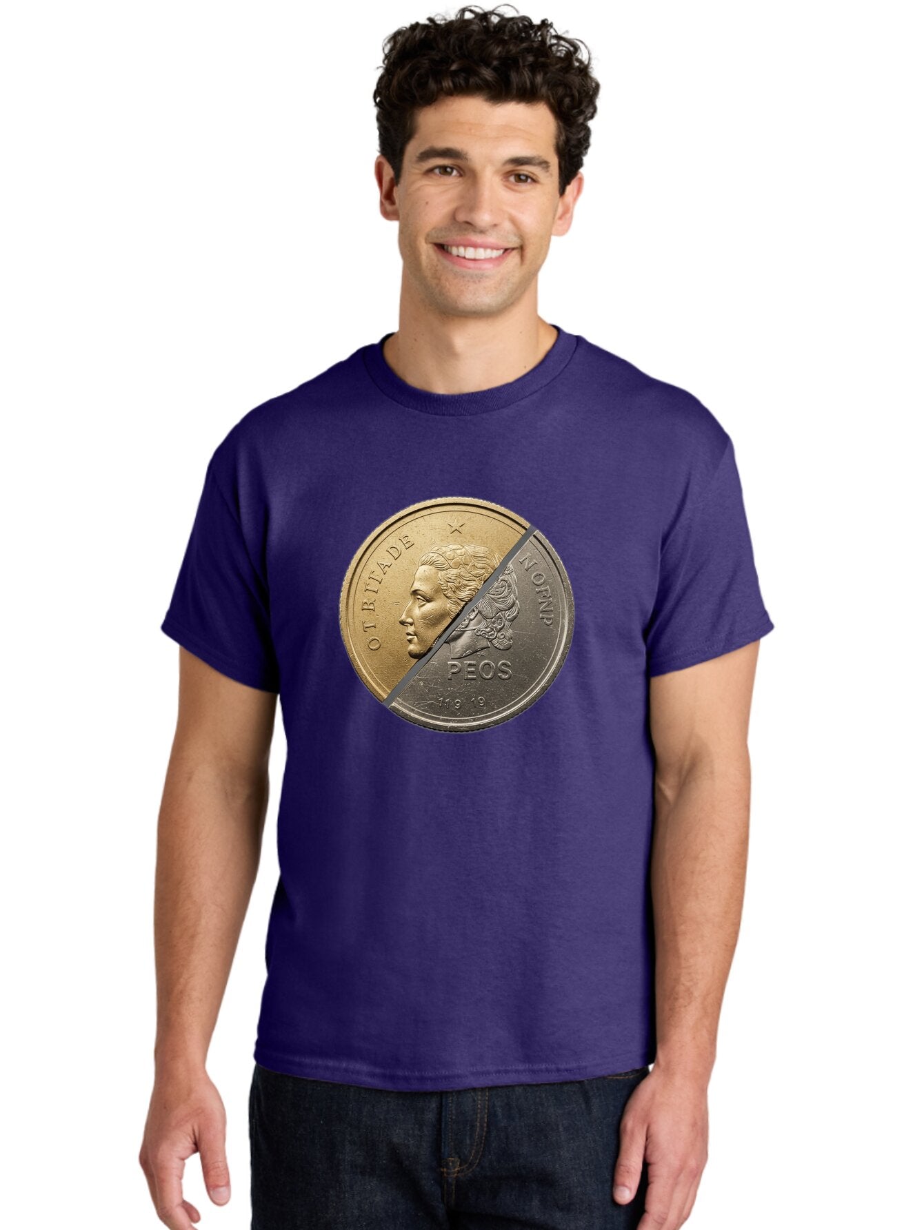 Split-Coin Men'S Graphic Tee, 100% Cotton, Comfortable Casual Summer Wear, Machine Washable, Vintage Camera, Old Camera, Antique Camera, Black Camera, Classic Photography, Photography Equipment, Nostalgic Device, Film Camera, Camera Art Bao918 17