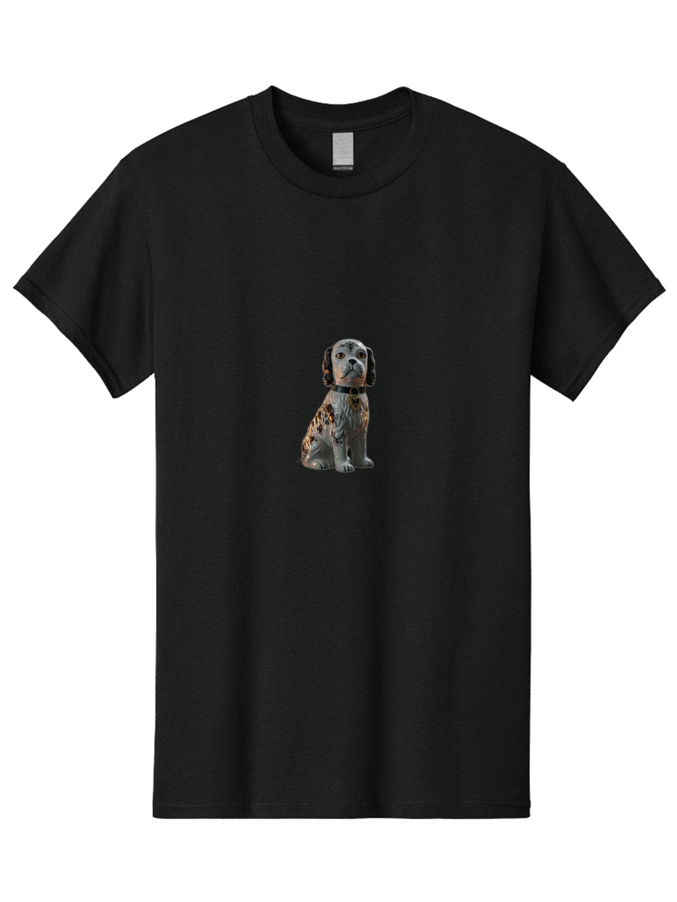Staffordshire-Dog-Figurine Men'S Graphic Tee, 100% Cotton, Comfortable Casual Summer Wear, Machine Washable, Vintage Camera, Old Camera, Antique Camera, Black Camera, Classic Photography, Photography Equipment, Nostalgic Device, Film Camera, Bao921 11