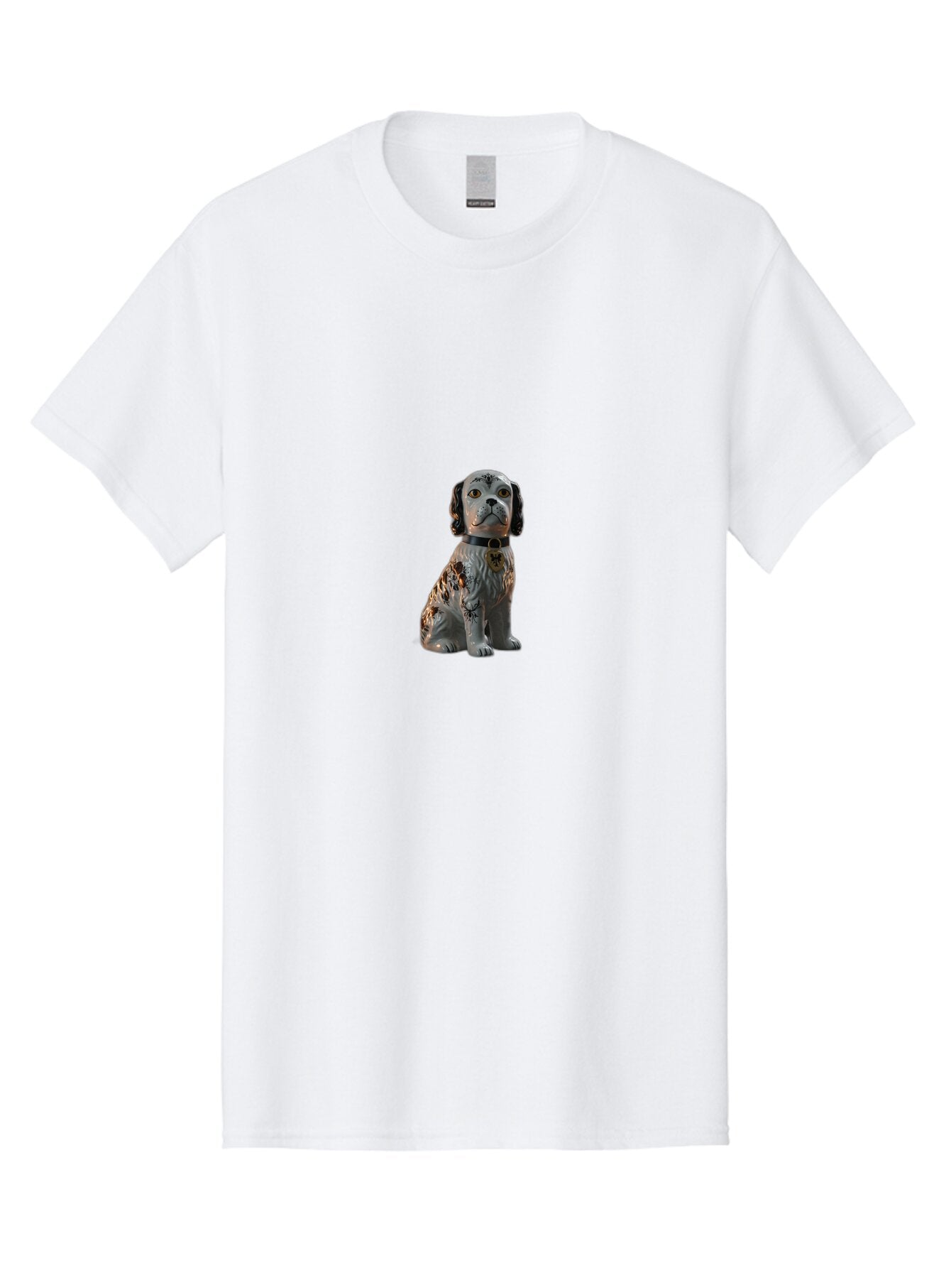 Staffordshire-Dog-Figurine Men'S Graphic Tee, 100% Cotton, Comfortable Casual Summer Wear, Machine Washable, Vintage Camera, Old Camera, Antique Camera, Black Camera, Classic Photography, Photography Equipment, Nostalgic Device, Film Camera, Bao921 5