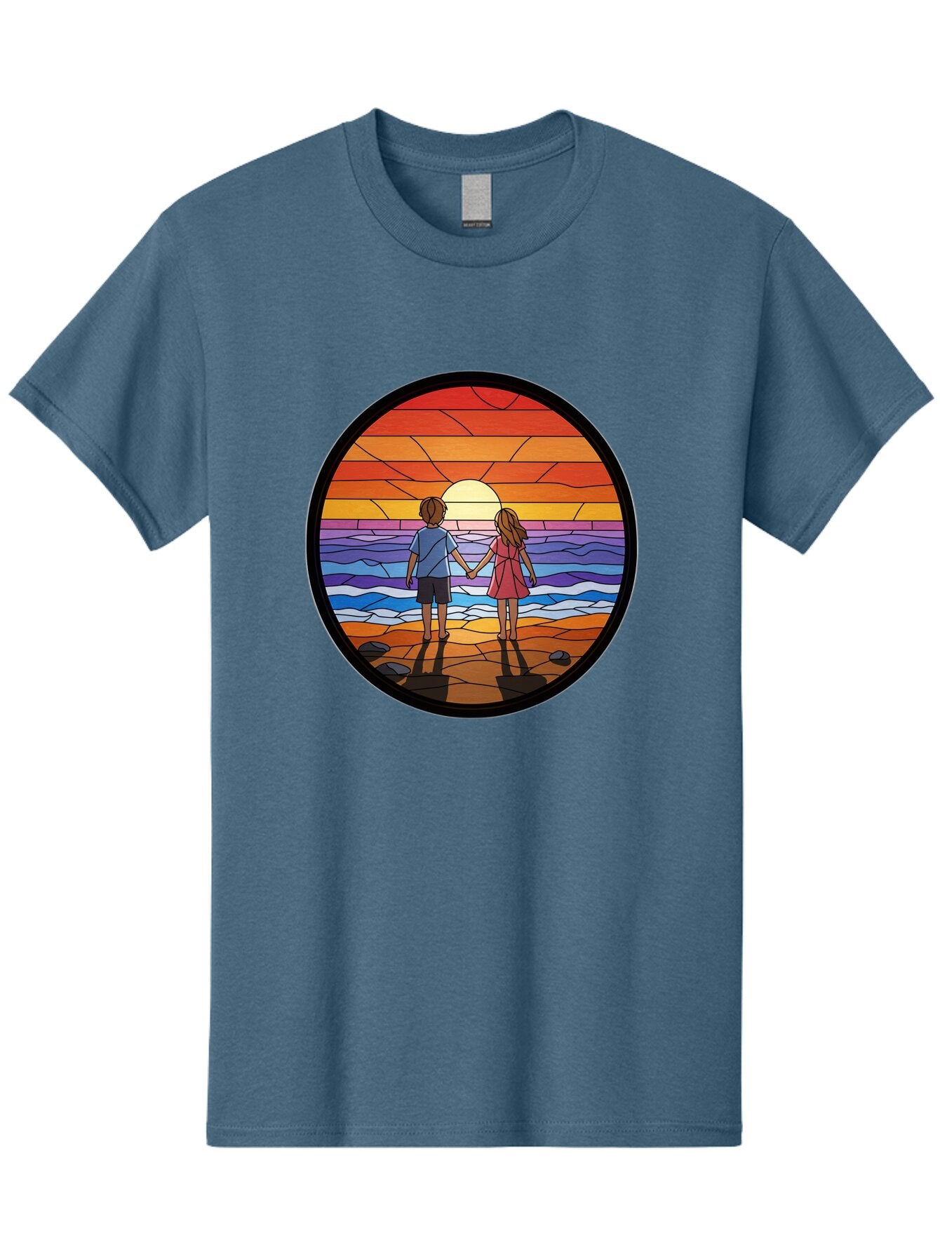 Stained-Glass-Couple Men'S Graphic Tee, 100% Cotton, Comfortable Casual Summer Wear, Machine Washable, Vintage Camera, Old Camera, Antique Camera, Black Camera, Classic Photography, Photography Equipment, Nostalgic Device, Film Camera, Bao922 5
