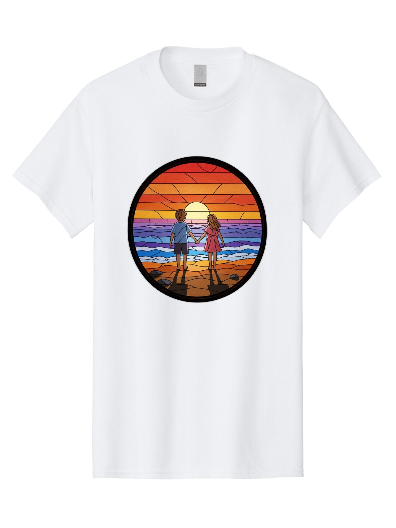 Stained-Glass-Couple Men'S Graphic Tee, 100% Cotton, Comfortable Casual Summer Wear, Machine Washable, Vintage Camera, Old Camera, Antique Camera, Black Camera, Classic Photography, Photography Equipment, Nostalgic Device, Film Camera, Bao922 6