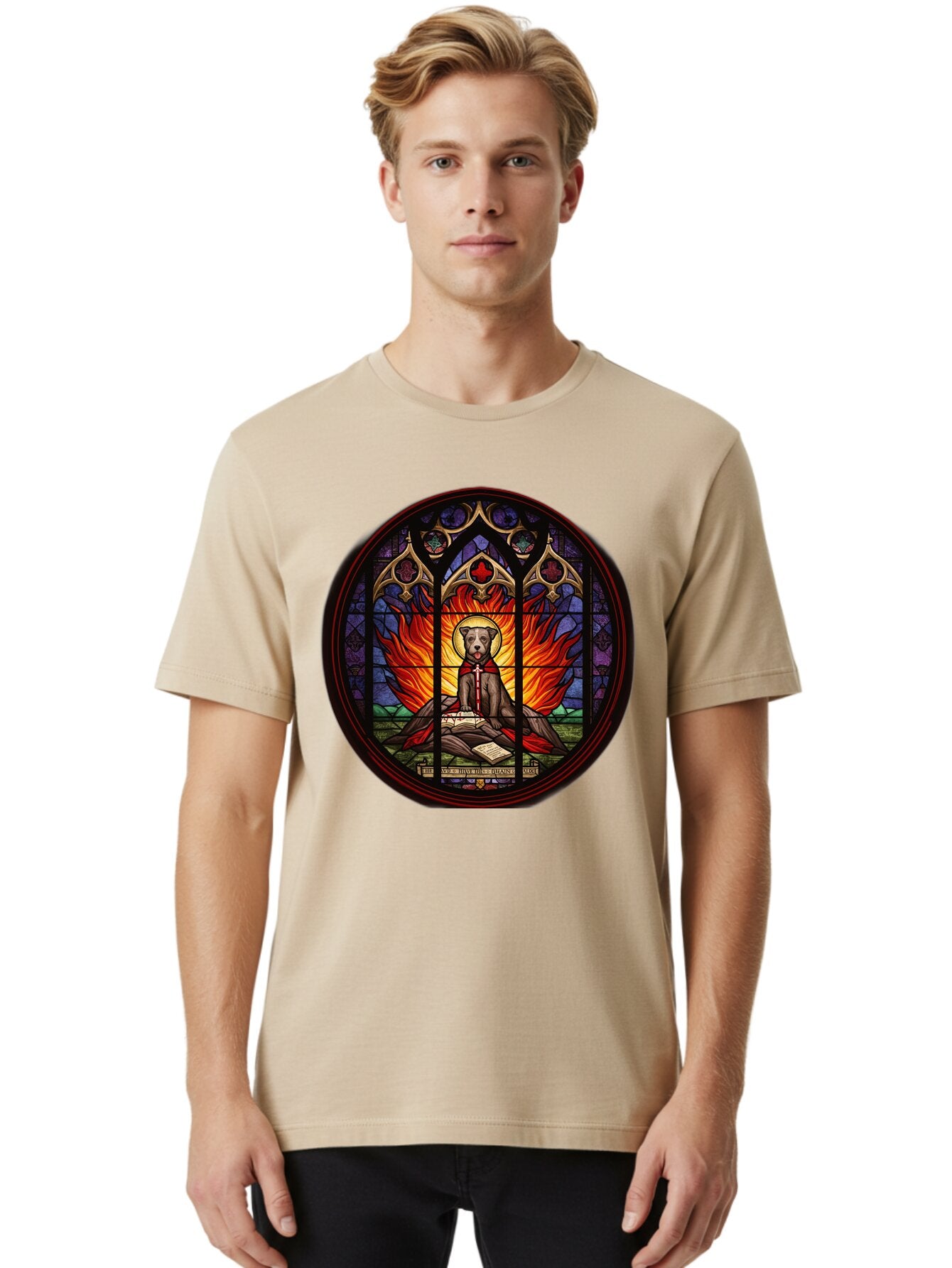 Stained-Glass-Dog Men'S Graphic Tee, 100% Cotton, Comfortable Casual Summer Wear, Machine Washable, Vintage Camera, Old Camera, Antique Camera, Black Camera, Classic Photography, Photography Equipment, Nostalgic Device, Film Camera, Camera Art Bao923 17