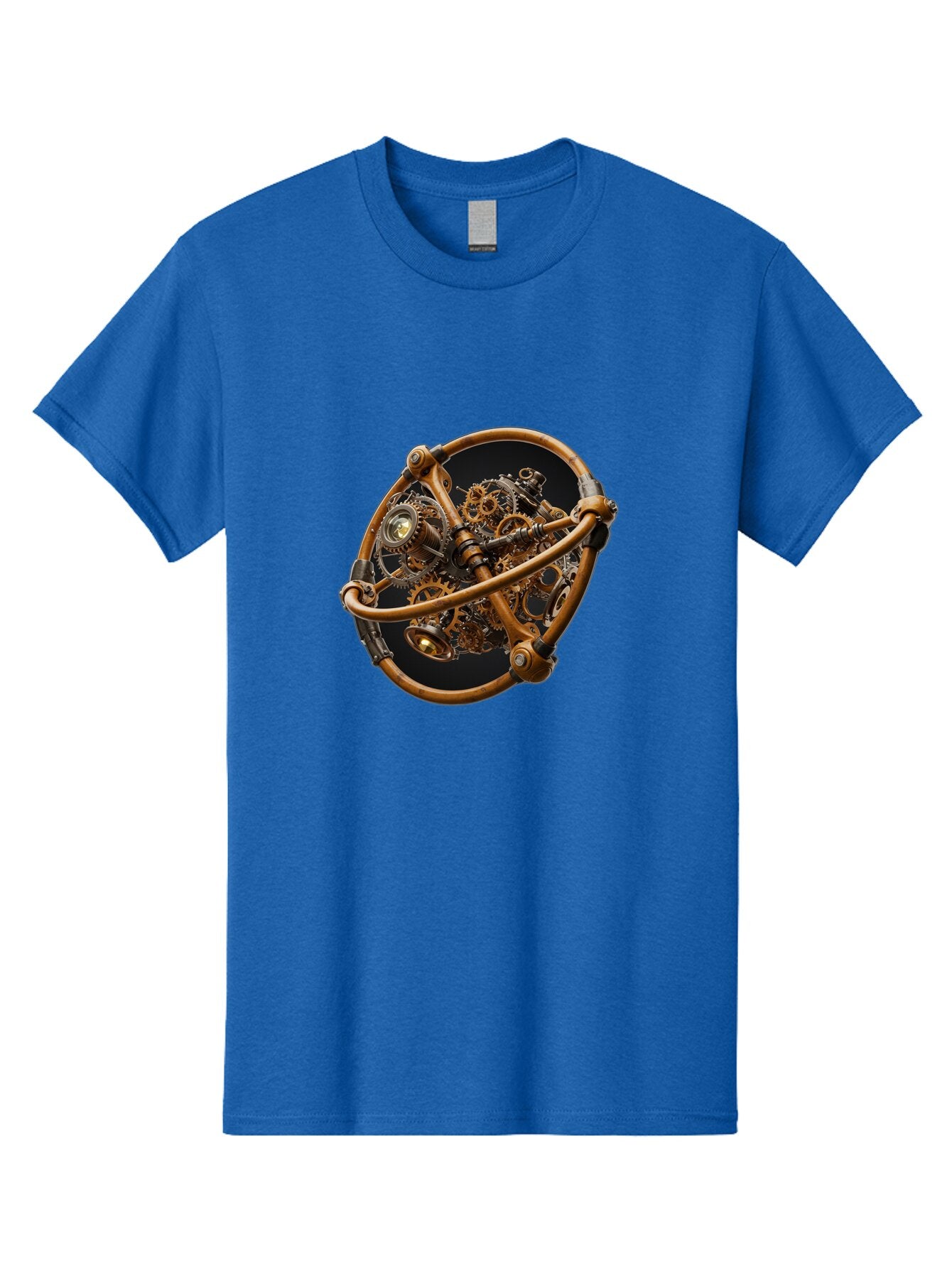 Steampunk-Gear-Globe Men'S Graphic Tee, 100% Cotton, Comfortable Casual Summer Wear, Machine Washable, Vintage Camera, Old Camera, Antique Camera, Black Camera, Classic Photography, Photography Equipment, Nostalgic Device, Film Camera, Bao925 13