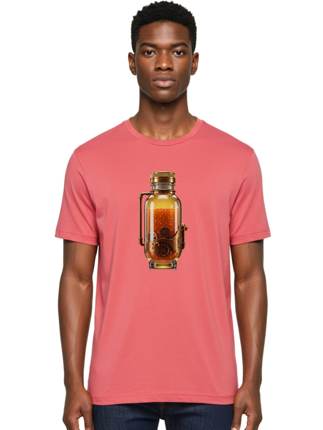 Steampunk-Jar Men'S Graphic Tee, 100% Cotton, Comfortable Casual Summer Wear, Machine Washable, Vintage Camera, Old Camera, Antique Camera, Black Camera, Classic Photography, Photography Equipment, Nostalgic Device, Film Camera, Camera Art Bao926 20