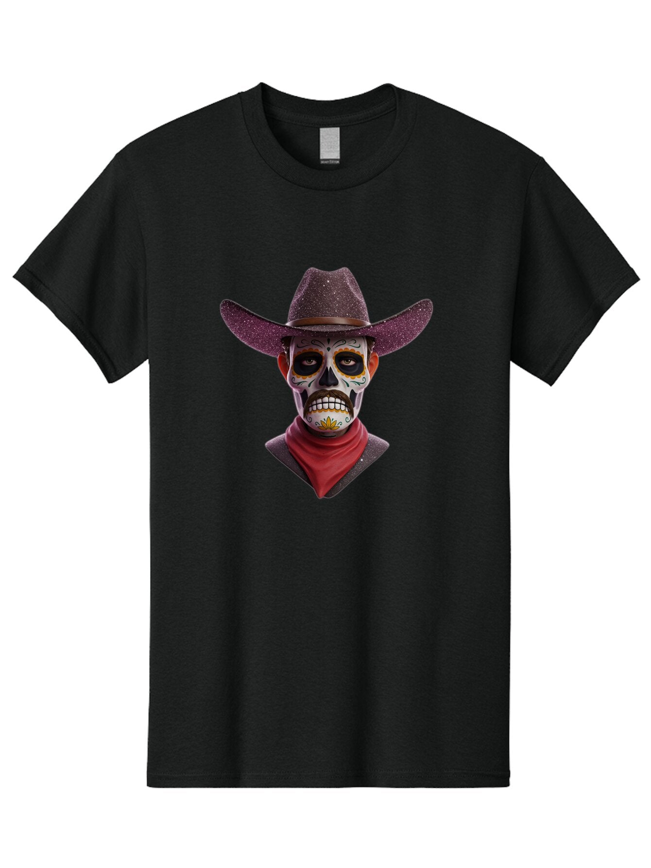 Sugar-Skull-Cowboy Men'S Graphic Tee, 100% Cotton, Comfortable Casual Summer Wear, Machine Washable, Vintage Camera, Old Camera, Antique Camera, Black Camera, Classic Photography, Photography Equipment, Nostalgic Device, Film Camera, Bao931 5