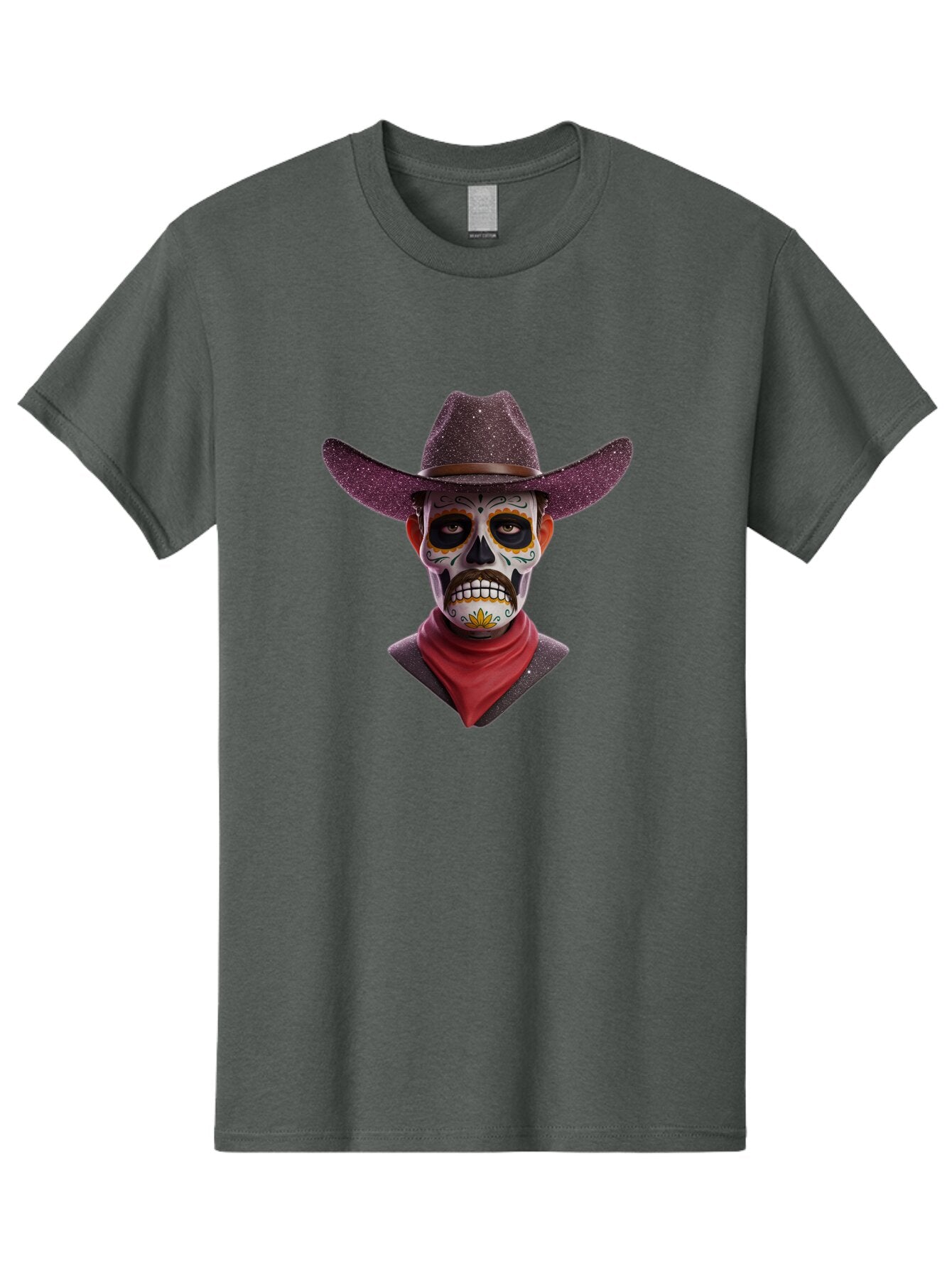 Sugar-Skull-Cowboy Men'S Graphic Tee, 100% Cotton, Comfortable Casual Summer Wear, Machine Washable, Vintage Camera, Old Camera, Antique Camera, Black Camera, Classic Photography, Photography Equipment, Nostalgic Device, Film Camera, Bao931 7