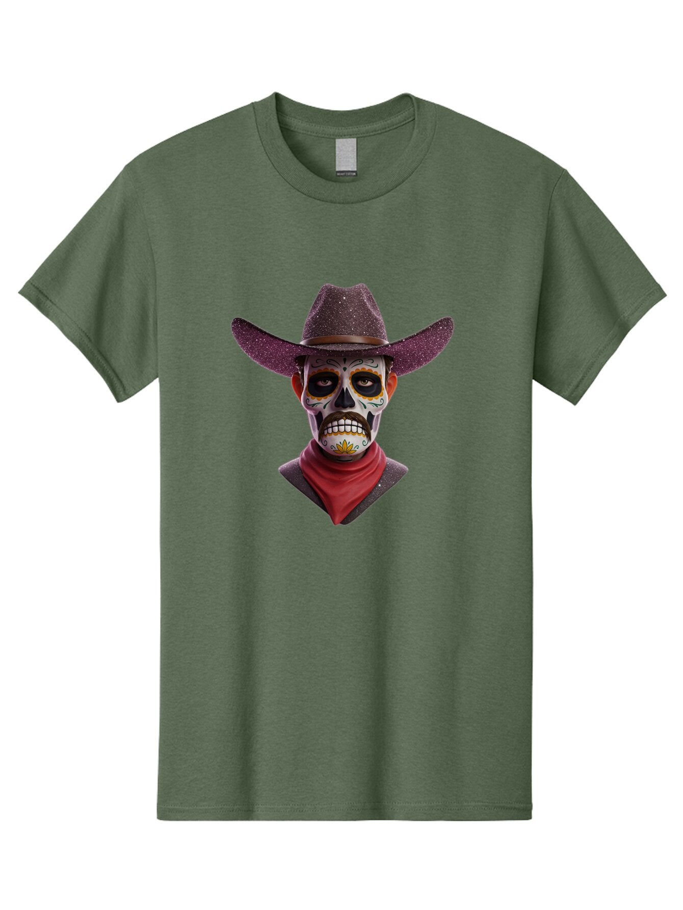 Sugar-Skull-Cowboy Men'S Graphic Tee, 100% Cotton, Comfortable Casual Summer Wear, Machine Washable, Vintage Camera, Old Camera, Antique Camera, Black Camera, Classic Photography, Photography Equipment, Nostalgic Device, Film Camera, Bao931 8