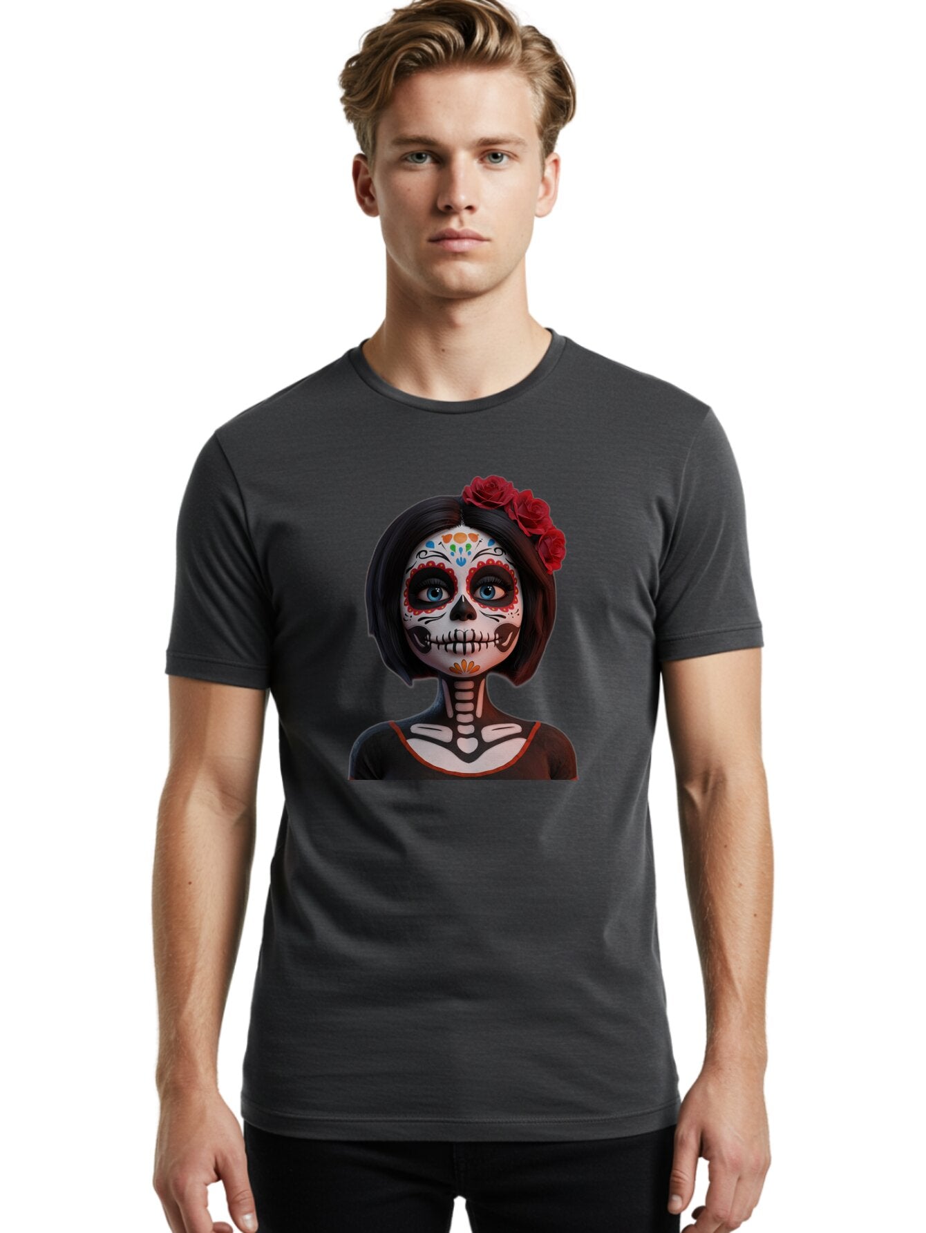 Sugar-Skull-Girl Men'S Graphic Tee, 100% Cotton, Comfortable Casual Summer Wear, Machine Washable, Vintage Camera, Old Camera, Antique Camera, Black Camera, Classic Photography, Photography Equipment, Nostalgic Device, Film Camera, Camera Art Bao932 19