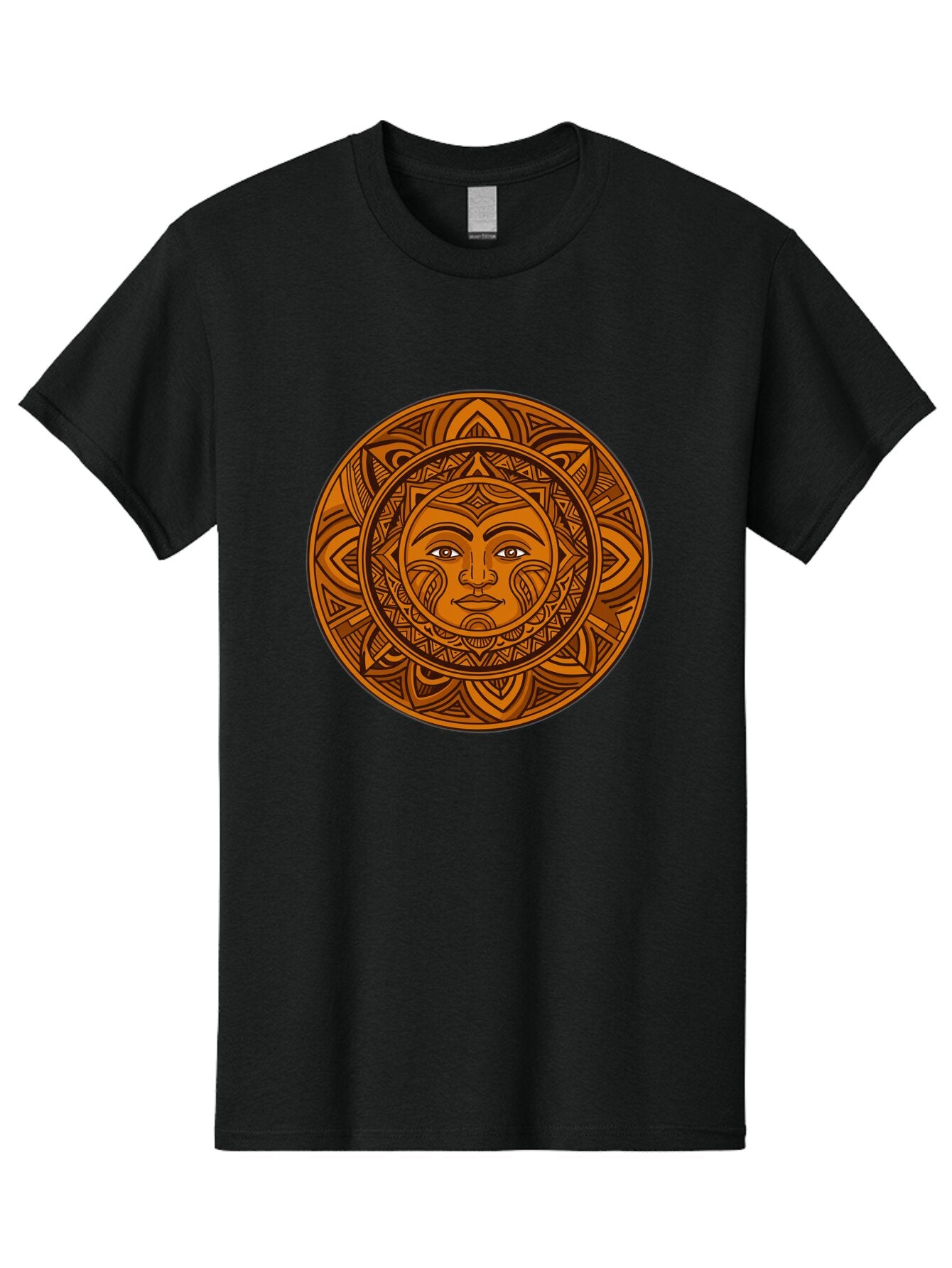 Sun-Face-Mandala Men'S Graphic Tee, 100% Cotton, Comfortable Casual Summer Wear, Machine Washable, Vintage Camera, Old Camera, Antique Camera, Black Camera, Classic Photography, Photography Equipment, Nostalgic Device, Film Camera, Camera Art Bao933 14