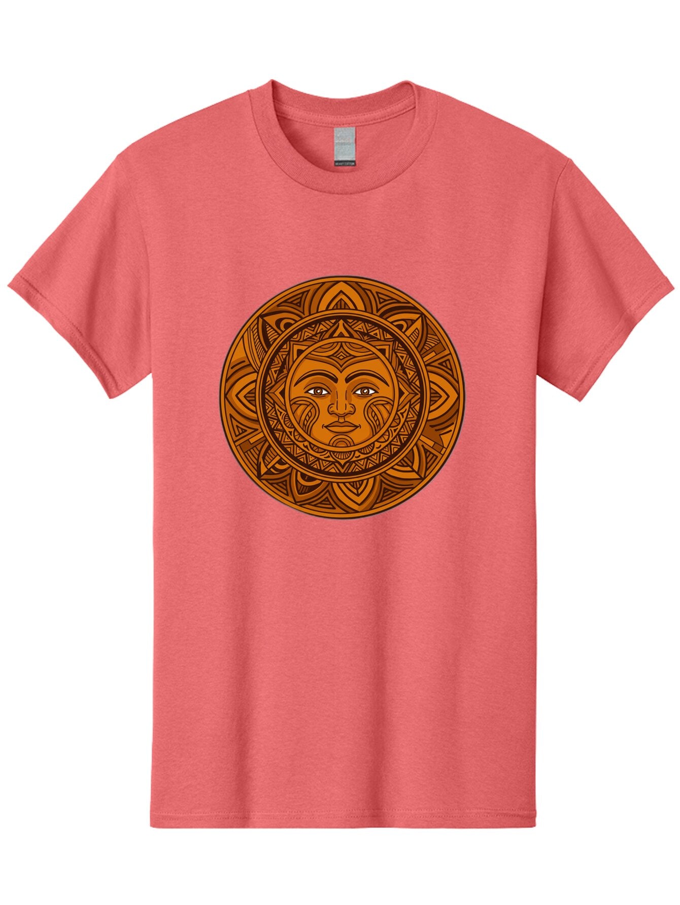 Sun-Face-Mandala Men'S Graphic Tee, 100% Cotton, Comfortable Casual Summer Wear, Machine Washable, Vintage Camera, Old Camera, Antique Camera, Black Camera, Classic Photography, Photography Equipment, Nostalgic Device, Film Camera, Camera Art Bao933 15