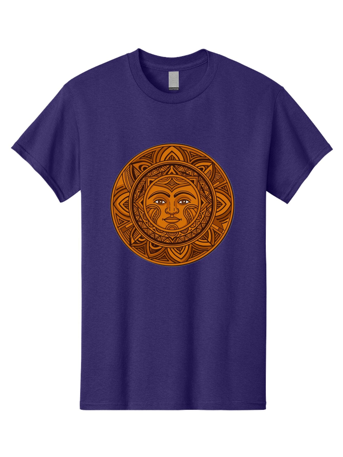 Sun-Face-Mandala Men'S Graphic Tee, 100% Cotton, Comfortable Casual Summer Wear, Machine Washable, Vintage Camera, Old Camera, Antique Camera, Black Camera, Classic Photography, Photography Equipment, Nostalgic Device, Film Camera, Camera Art Bao933 5