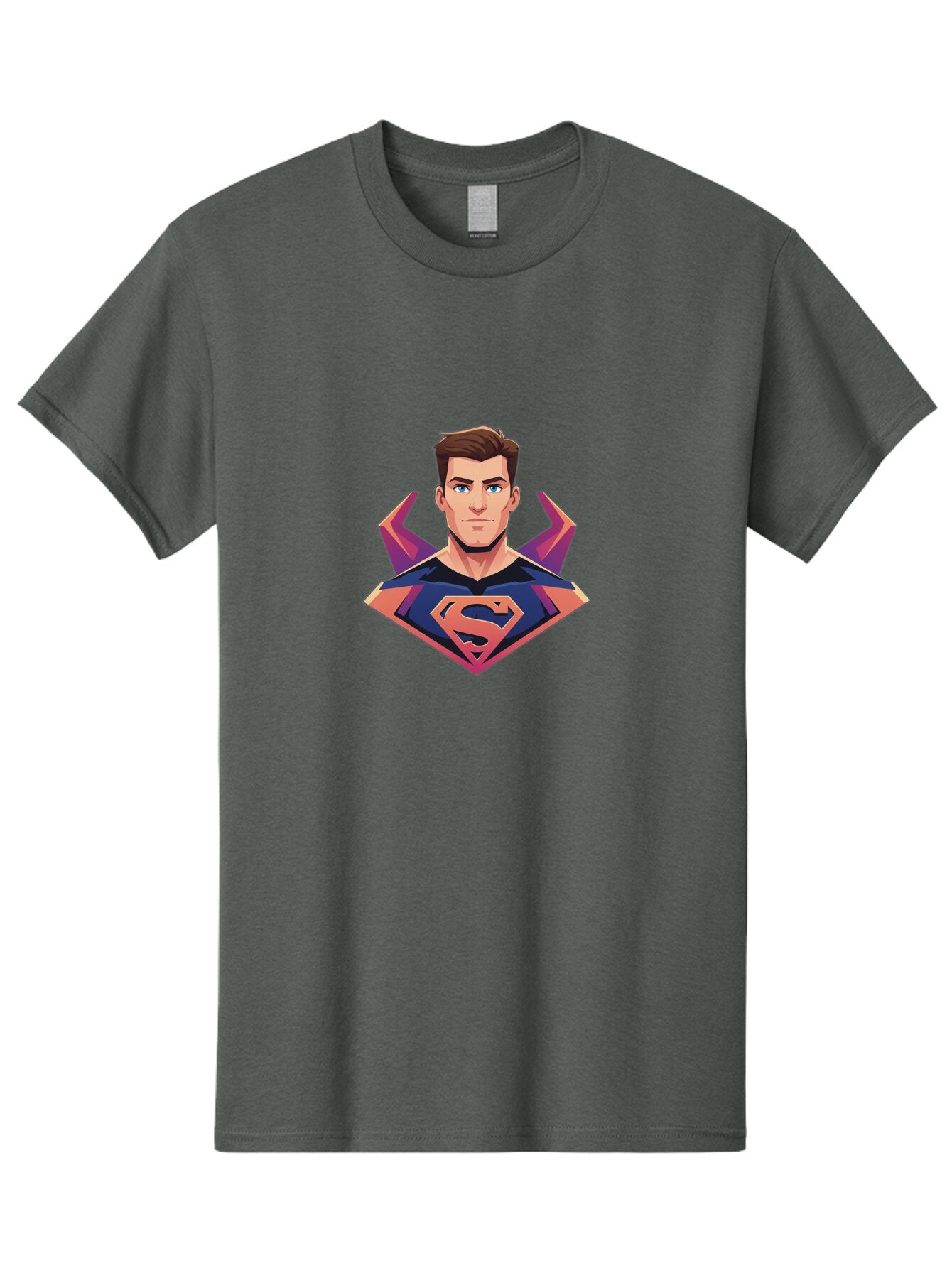 Superman Men'S Graphic Tee, 100% Cotton, Comfortable Casual Summer Wear, Machine Washable, Vintage Camera, Old Camera, Antique Camera, Black Camera, Classic Photography, Photography Equipment, Nostalgic Device, Film Camera, Camera Art Bao934
