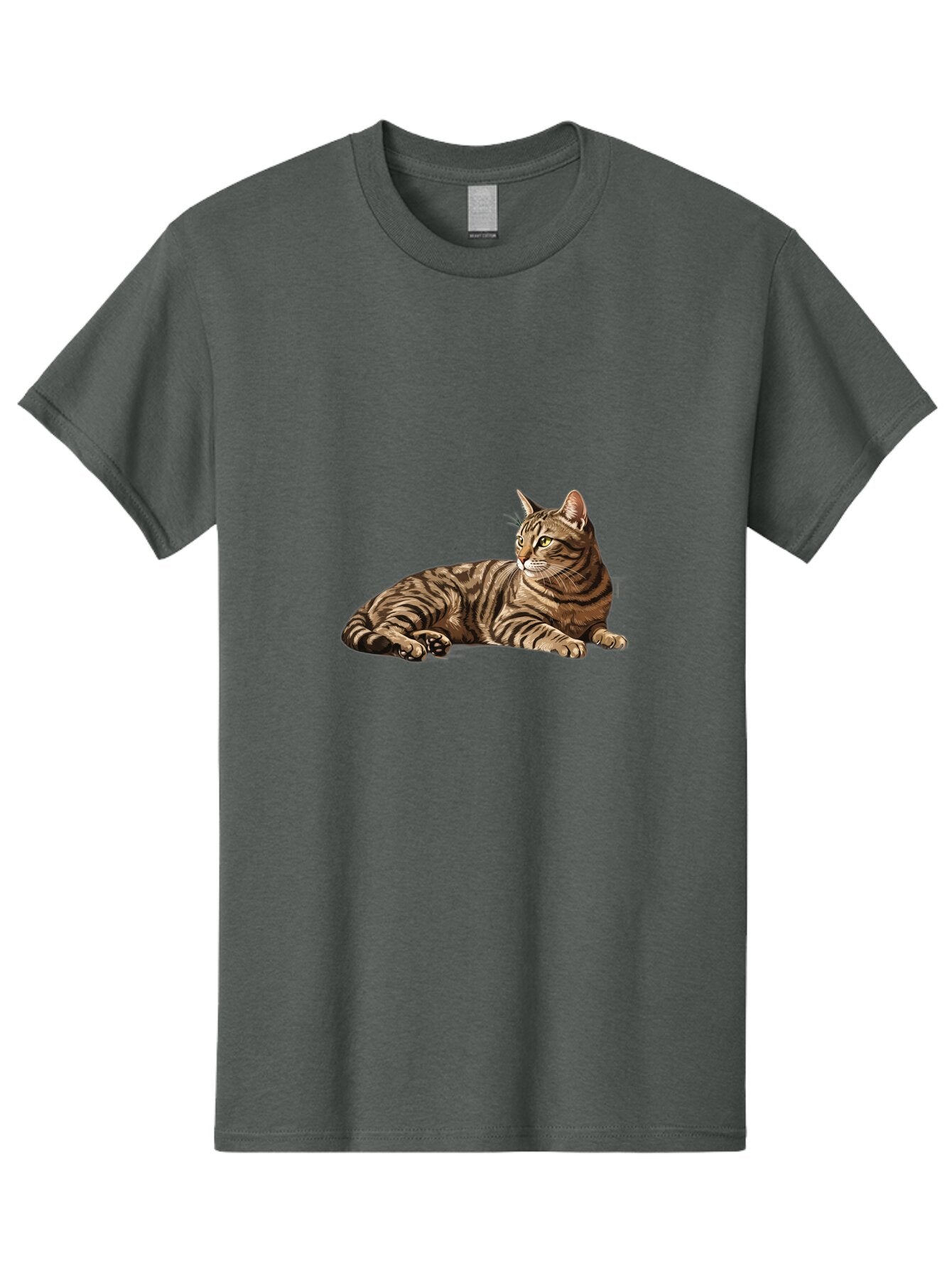 Tabby-Cat Men'S Graphic Tee, 100% Cotton, Comfortable Casual Summer Wear, Machine Washable, Vintage Camera, Old Camera, Antique Camera, Black Camera, Classic Photography, Photography Equipment, Nostalgic Device, Film Camera, Camera Art Bao938 4