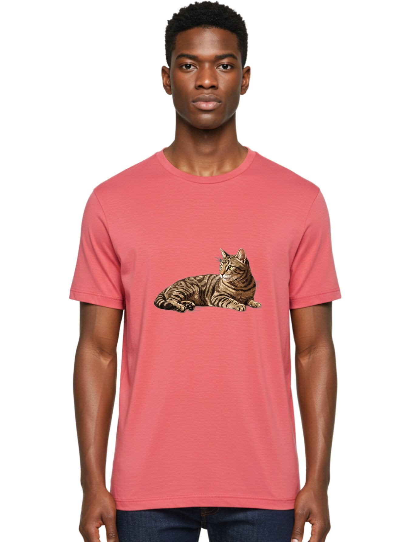 Tabby-Cat Men'S Graphic Tee, 100% Cotton, Comfortable Casual Summer Wear, Machine Washable, Vintage Camera, Old Camera, Antique Camera, Black Camera, Classic Photography, Photography Equipment, Nostalgic Device, Film Camera, Camera Art Bao938 27