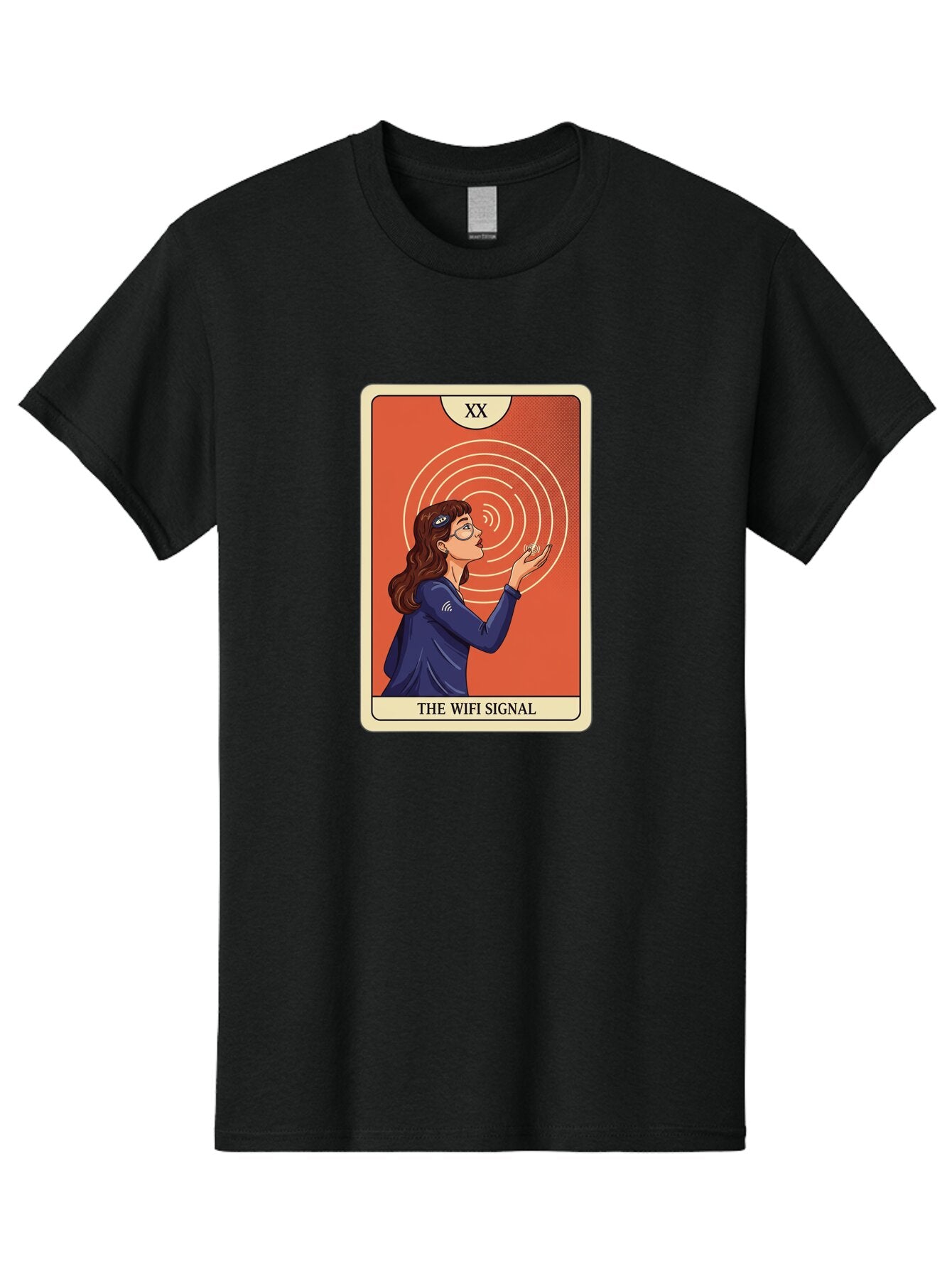 The-Wifi-Signal-1 Men'S Graphic Tee, 100% Cotton, Comfortable Casual Summer Wear, Machine Washable, Vintage Camera, Old Camera, Antique Camera, Black Camera, Classic Photography, Photography Equipment, Nostalgic Device, Film Camera, Camera Art Bao948 7