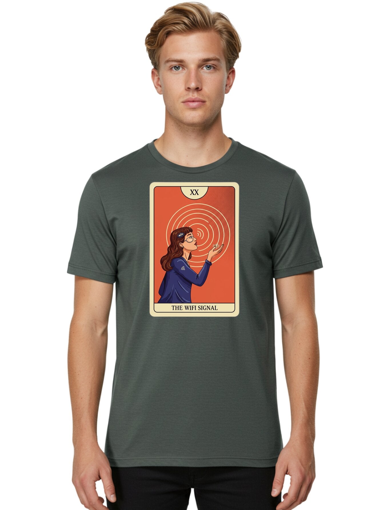 The-Wifi-Signal-1 Men'S Graphic Tee, 100% Cotton, Comfortable Casual Summer Wear, Machine Washable, Vintage Camera, Old Camera, Antique Camera, Black Camera, Classic Photography, Photography Equipment, Nostalgic Device, Film Camera, Camera Art Bao948 26