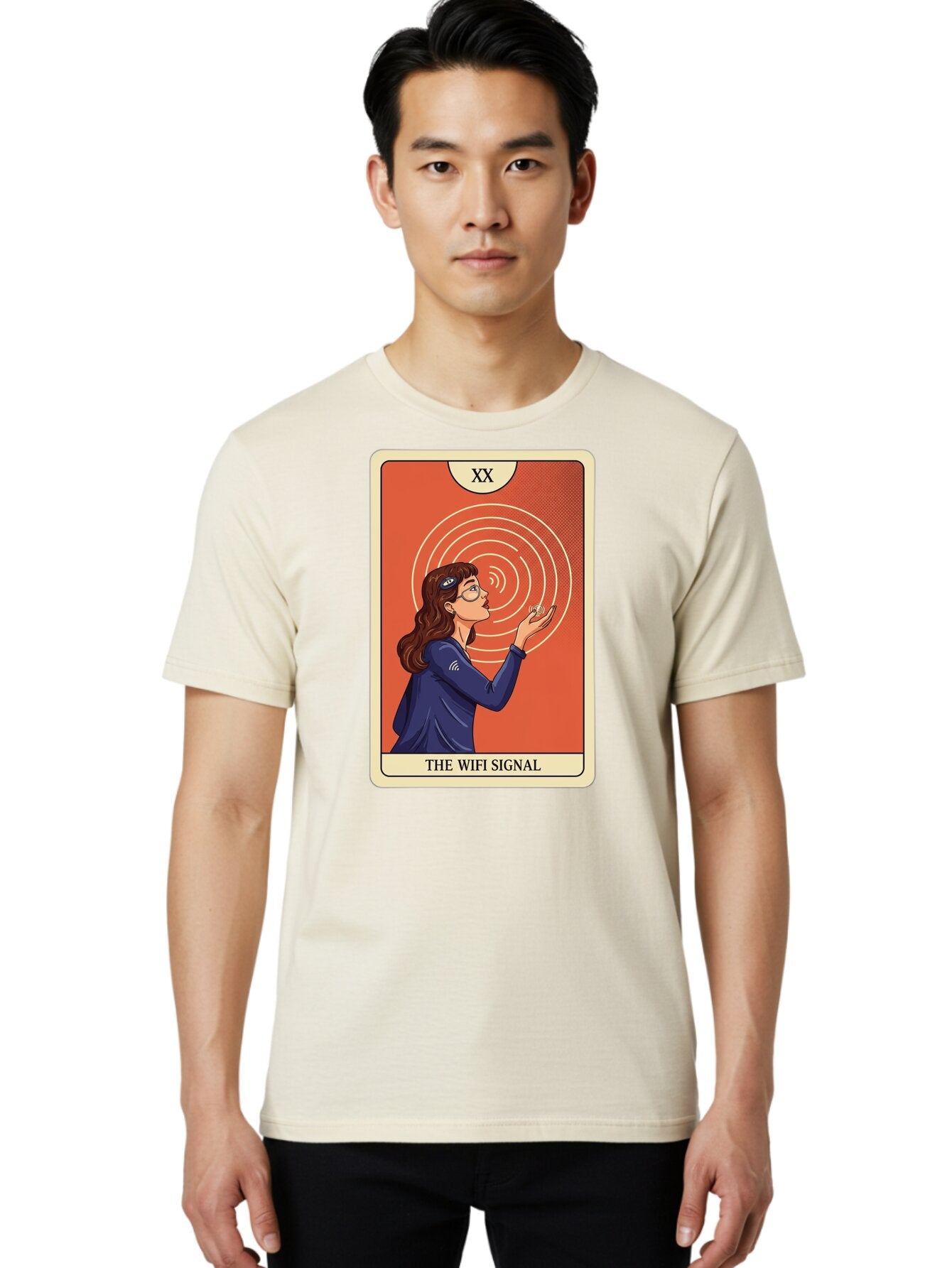 The-Wifi-Signal-1 Men'S Graphic Tee, 100% Cotton, Comfortable Casual Summer Wear, Machine Washable, Vintage Camera, Old Camera, Antique Camera, Black Camera, Classic Photography, Photography Equipment, Nostalgic Device, Film Camera, Camera Art Bao948 24