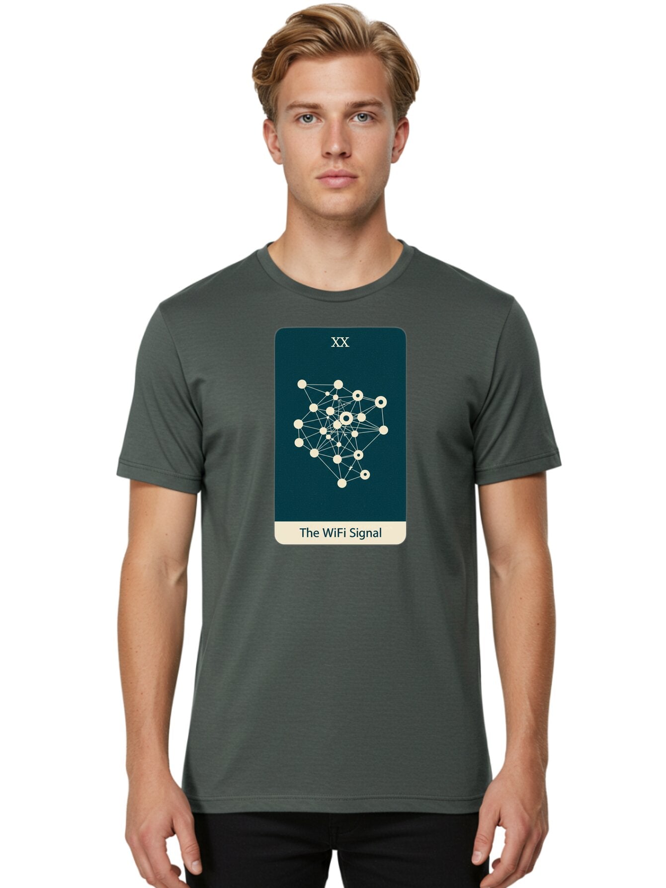 The-Wifi-Signal-3 Men'S Graphic Tee, 100% Cotton, Comfortable Casual Summer Wear, Machine Washable, Vintage Camera, Old Camera, Antique Camera, Black Camera, Classic Photography, Photography Equipment, Nostalgic Device, Film Camera, Camera Art Bao950 29