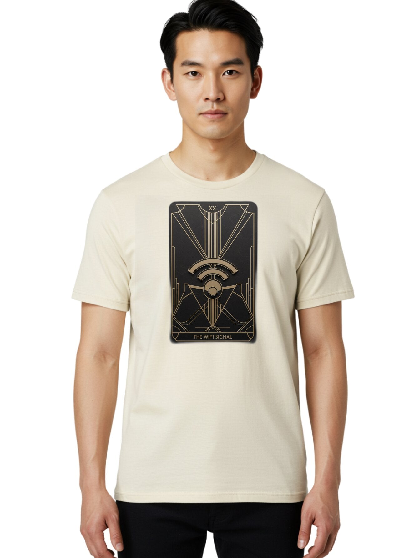 The-Wifi-Signal-4 Men'S Graphic Tee, 100% Cotton, Comfortable Casual Summer Wear, Machine Washable, Vintage Camera, Old Camera, Antique Camera, Black Camera, Classic Photography, Photography Equipment, Nostalgic Device, Film Camera, Camera Art Bao951 25