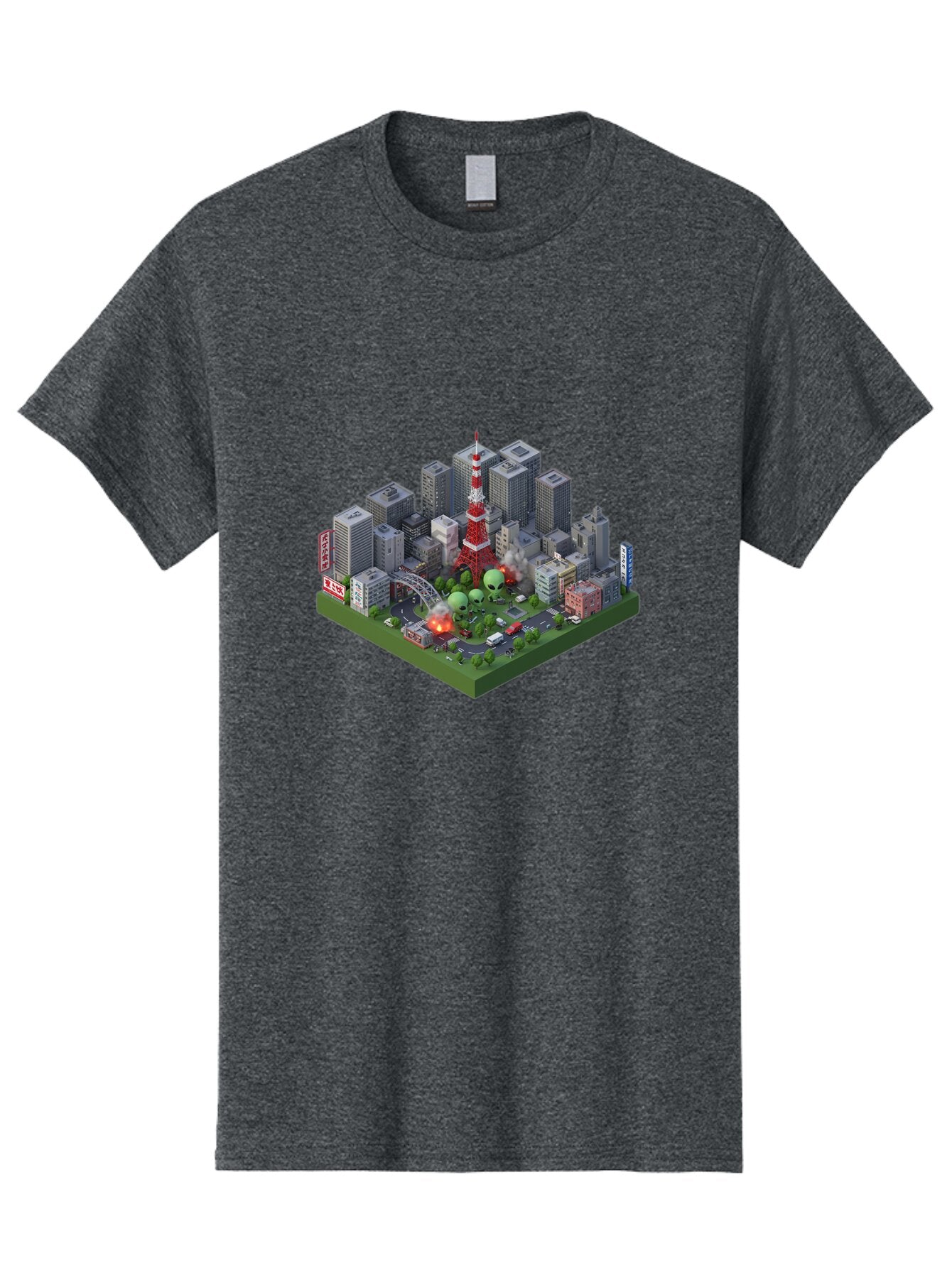 Tokyo-Cityscape Men'S Graphic Tee, 100% Cotton, Comfortable Casual Summer Wear, Machine Washable, Vintage Camera, Old Camera, Antique Camera, Black Camera, Classic Photography, Photography Equipment, Nostalgic Device, Film Camera, Camera Art Bao958 6