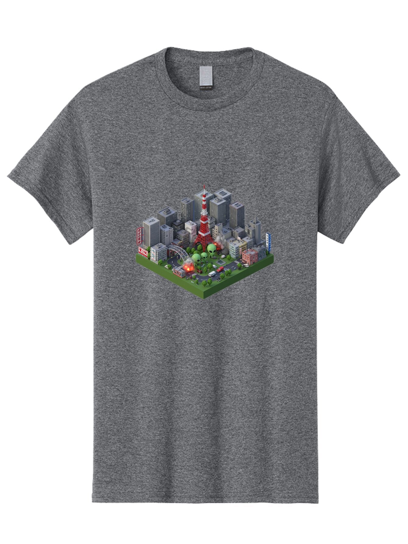 Tokyo-Cityscape Men'S Graphic Tee, 100% Cotton, Comfortable Casual Summer Wear, Machine Washable, Vintage Camera, Old Camera, Antique Camera, Black Camera, Classic Photography, Photography Equipment, Nostalgic Device, Film Camera, Camera Art Bao958 3