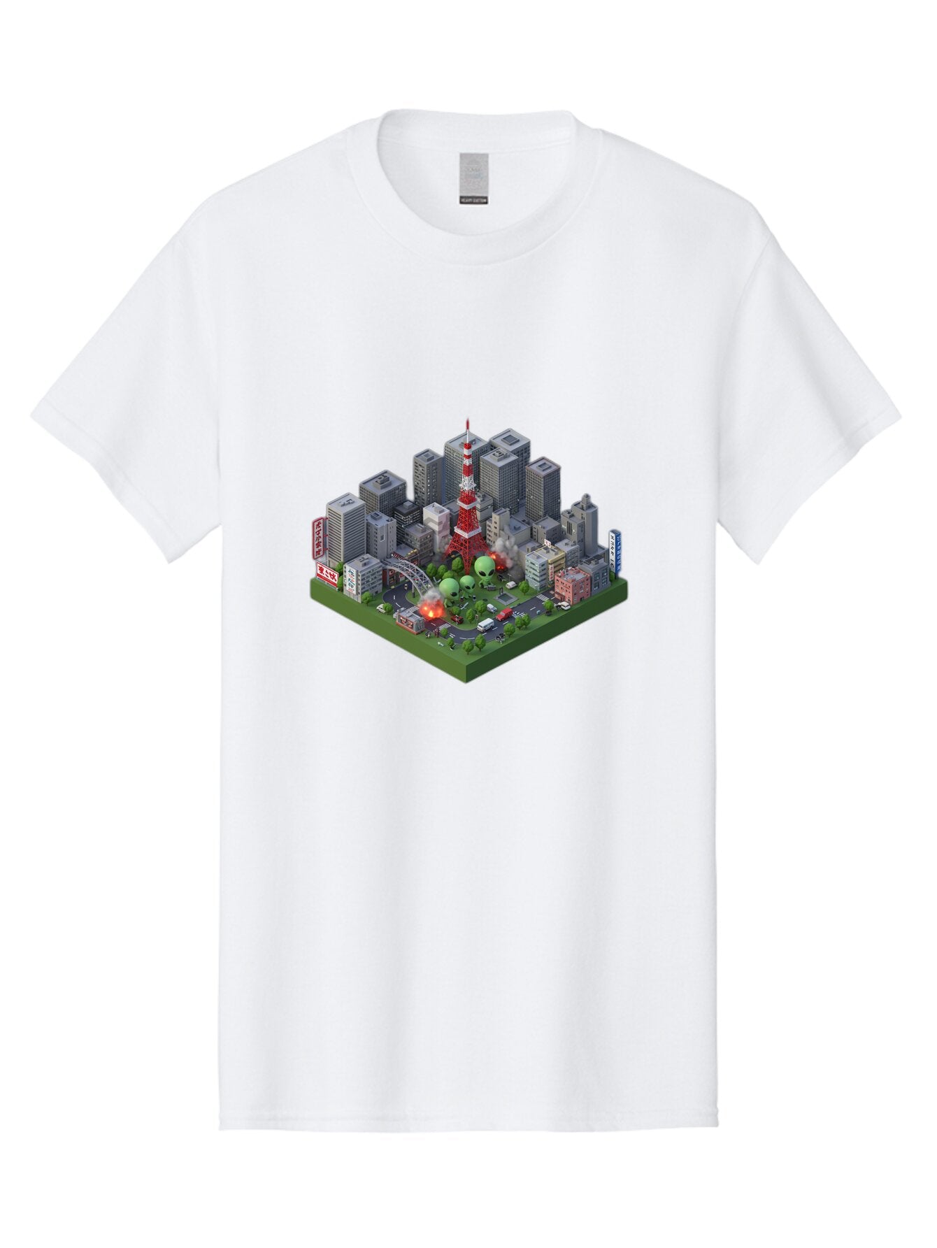 Tokyo-Cityscape Men'S Graphic Tee, 100% Cotton, Comfortable Casual Summer Wear, Machine Washable, Vintage Camera, Old Camera, Antique Camera, Black Camera, Classic Photography, Photography Equipment, Nostalgic Device, Film Camera, Camera Art Bao958 10