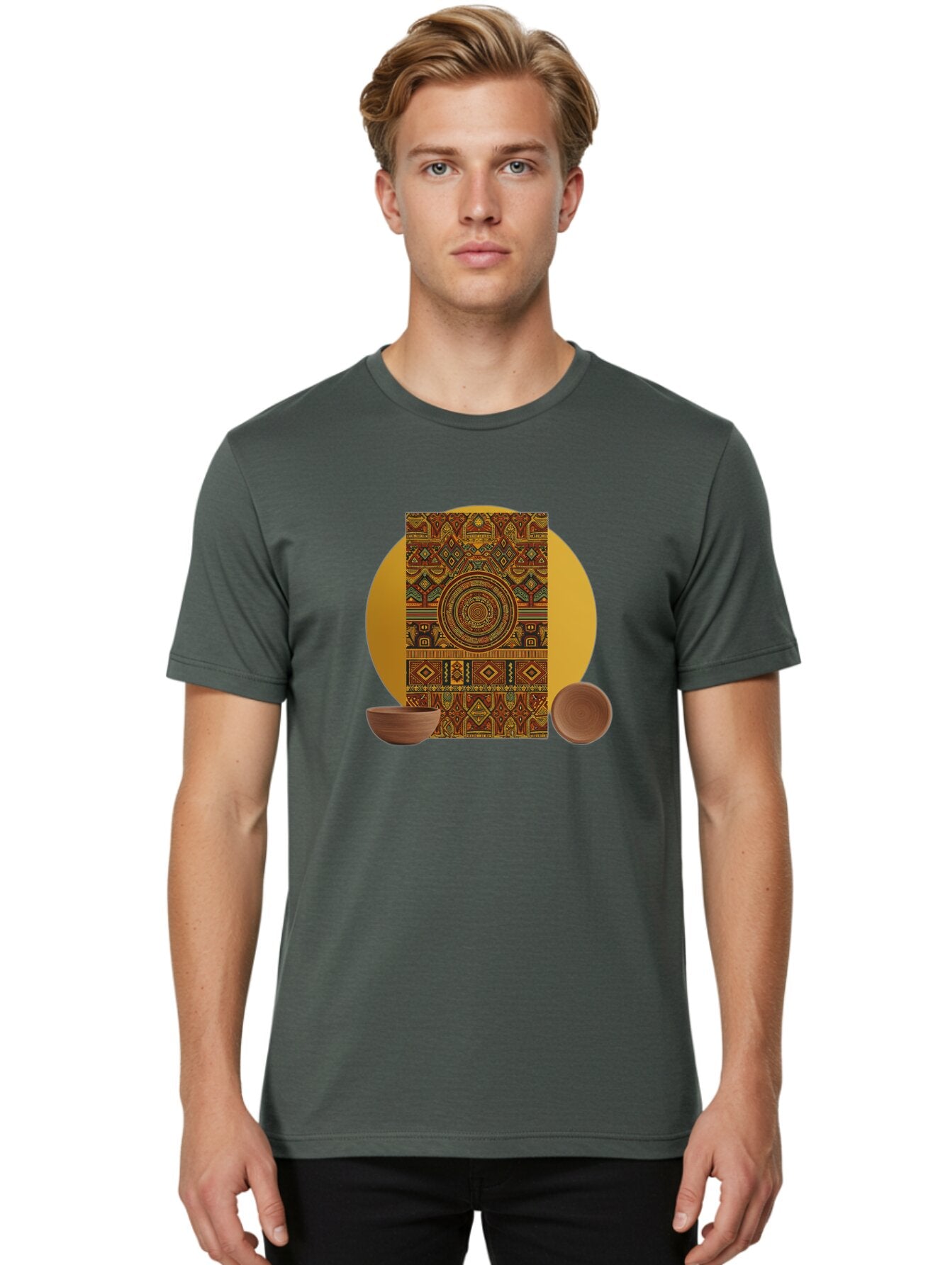 Tribal Men'S Graphic Tee, 100% Cotton, Comfortable Casual Summer Wear, Machine Washable, Vintage Camera, Old Camera, Antique Camera, Black Camera, Classic Photography, Photography Equipment, Nostalgic Device, Film Camera, Camera Art Bao964 16
