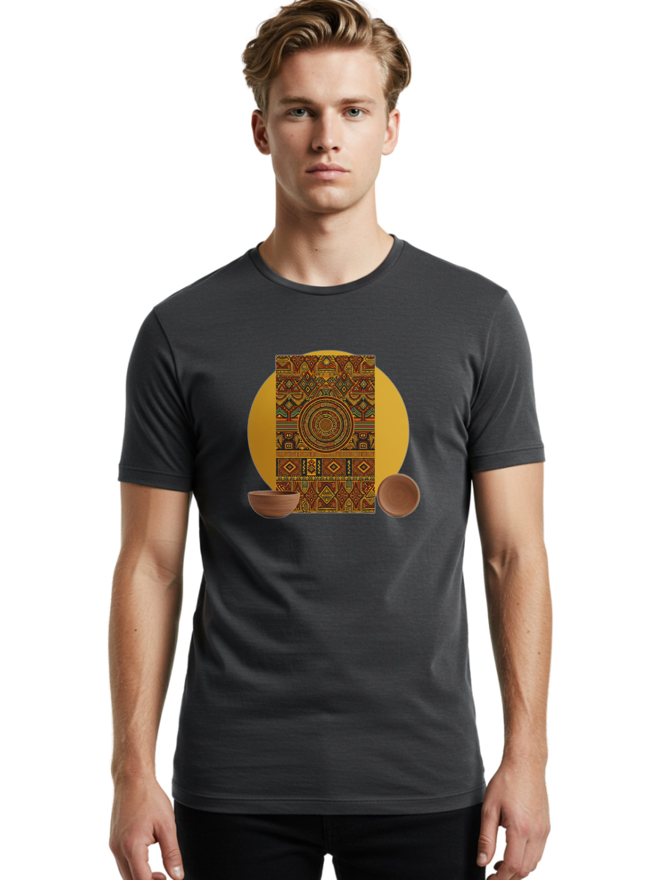 Tribal Men'S Graphic Tee, 100% Cotton, Comfortable Casual Summer Wear, Machine Washable, Vintage Camera, Old Camera, Antique Camera, Black Camera, Classic Photography, Photography Equipment, Nostalgic Device, Film Camera, Camera Art Bao964 20