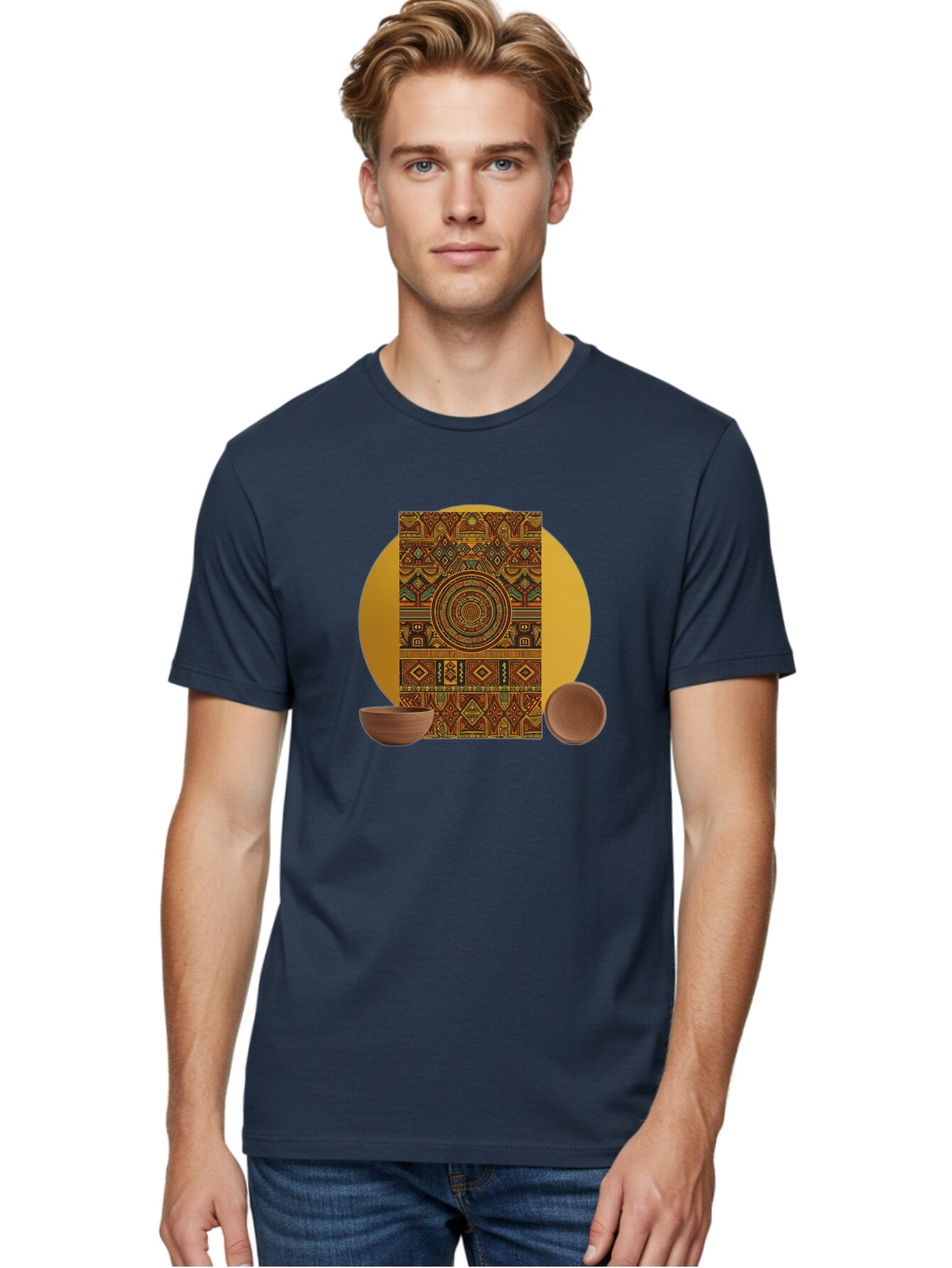 Tribal Men'S Graphic Tee, 100% Cotton, Comfortable Casual Summer Wear, Machine Washable, Vintage Camera, Old Camera, Antique Camera, Black Camera, Classic Photography, Photography Equipment, Nostalgic Device, Film Camera, Camera Art Bao964 24