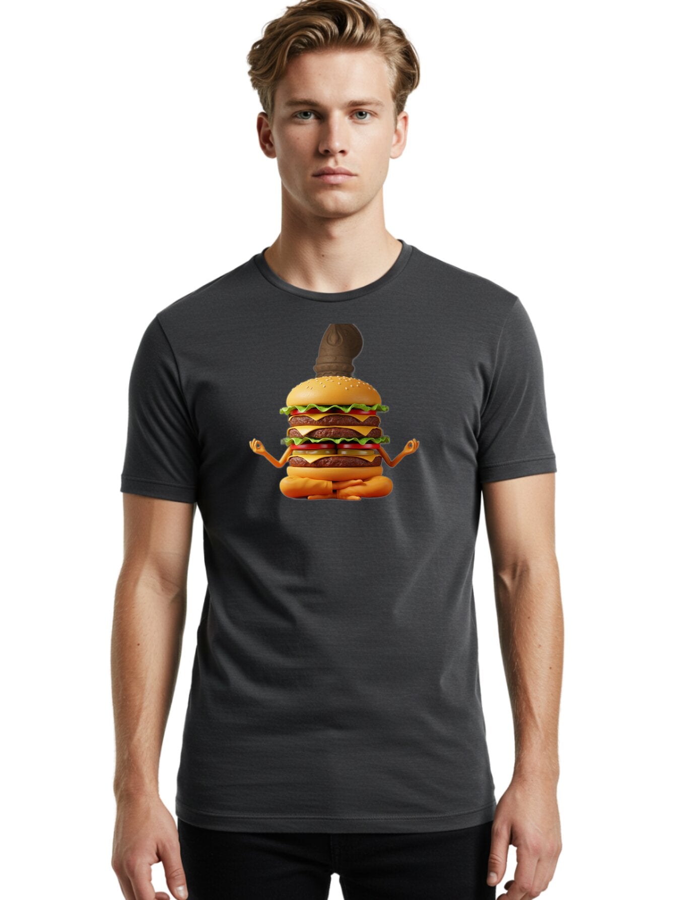Triple-Decker-Burger Men'S Graphic Tee, 100% Cotton, Comfortable Casual Summer Wear, Machine Washable, Vintage Camera, Old Camera, Antique Camera, Black Camera, Classic Photography, Photography Equipment, Nostalgic Device, Film Camera, Bao965 28