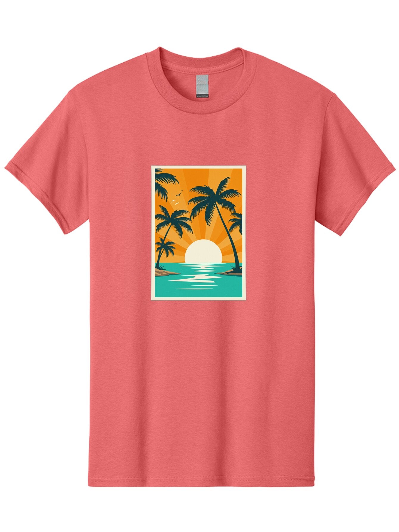 Tropical-Sunset Men'S Graphic Tee, 100% Cotton, Comfortable Casual Summer Wear, Machine Washable, Vintage Camera, Old Camera, Antique Camera, Black Camera, Classic Photography, Photography Equipment, Nostalgic Device, Film Camera, Camera Art Bao966 10