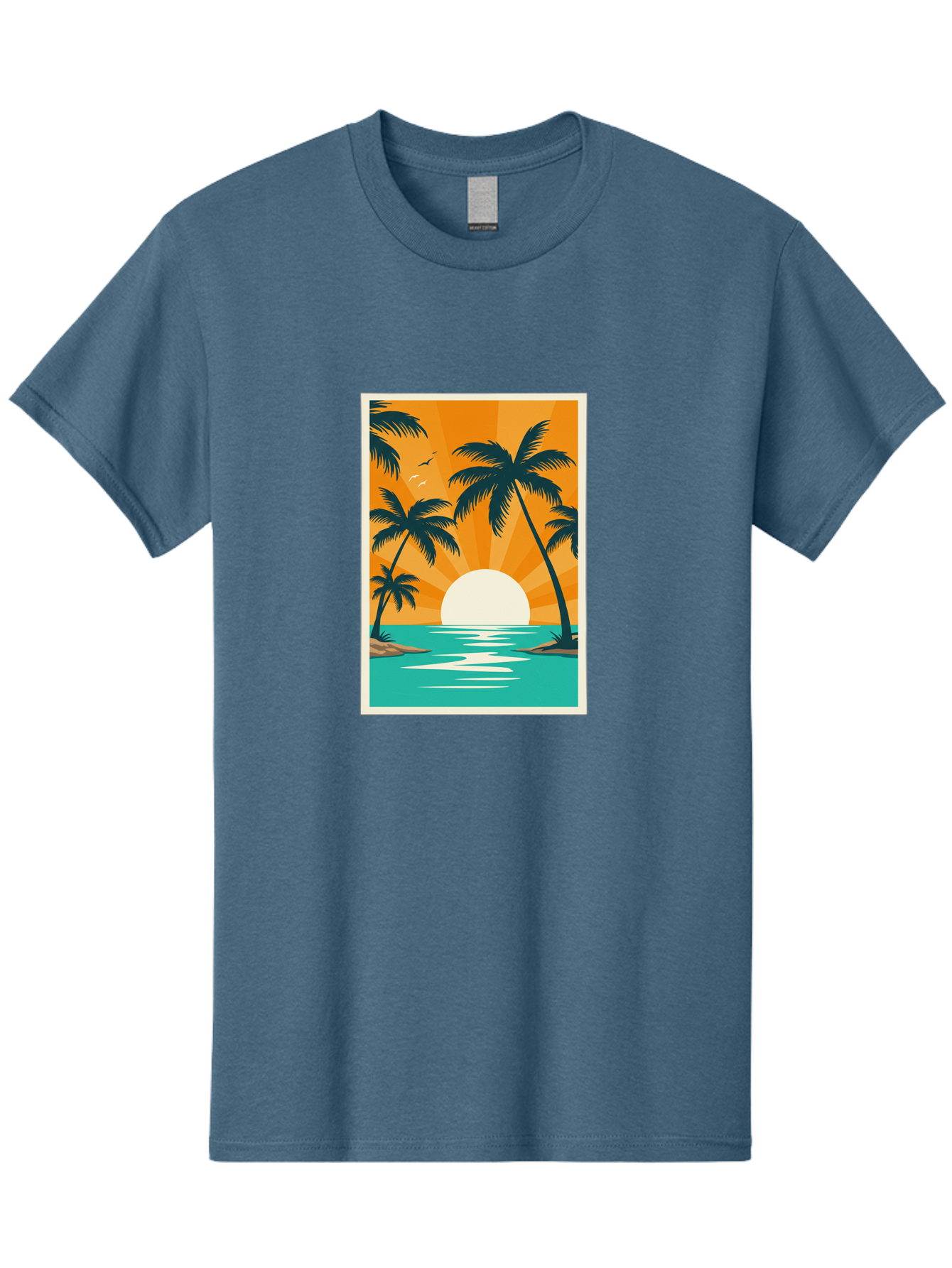 Tropical-Sunset Men'S Graphic Tee, 100% Cotton, Comfortable Casual Summer Wear, Machine Washable, Vintage Camera, Old Camera, Antique Camera, Black Camera, Classic Photography, Photography Equipment, Nostalgic Device, Film Camera, Camera Art Bao966 11
