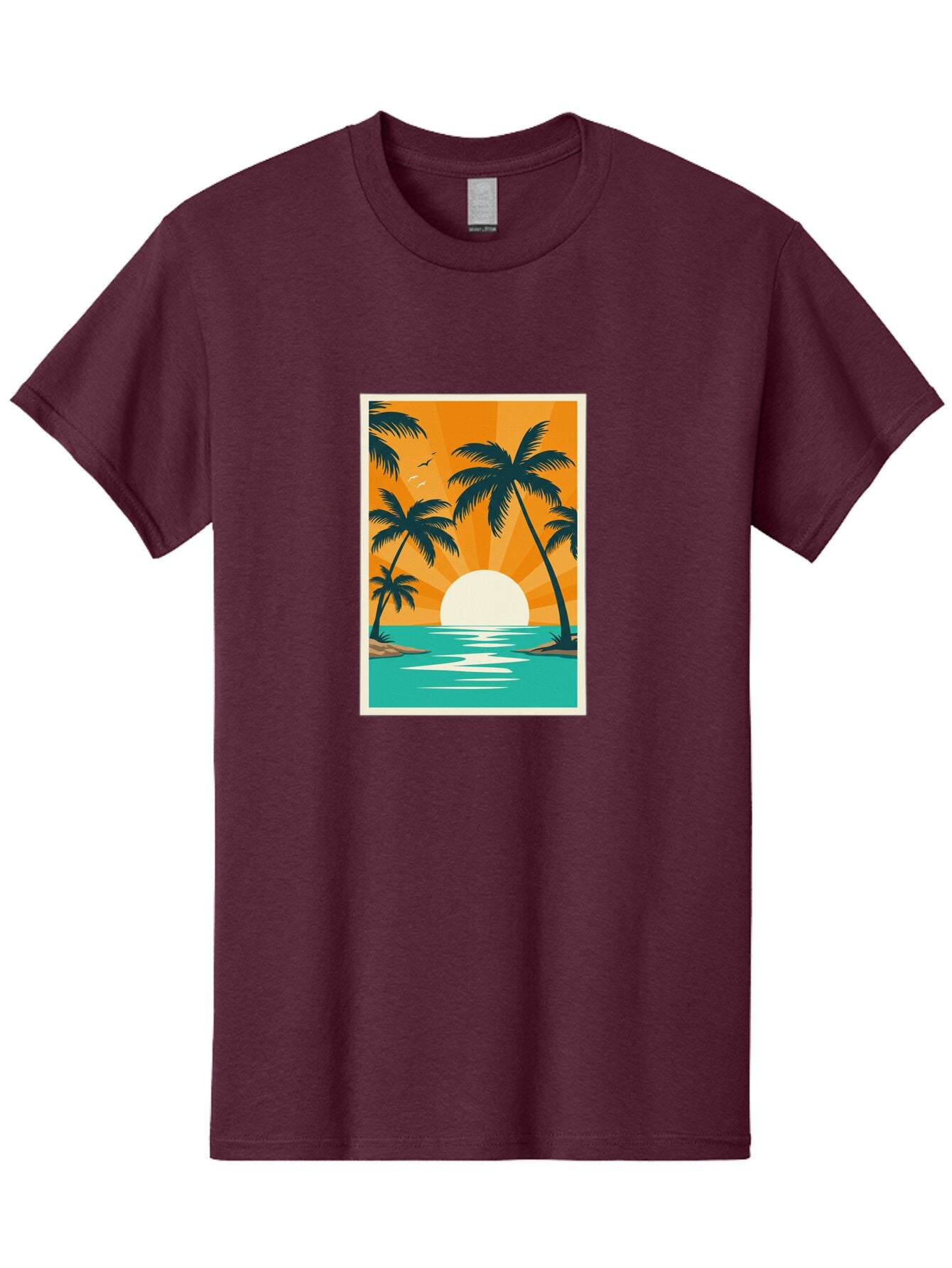 Tropical-Sunset Men'S Graphic Tee, 100% Cotton, Comfortable Casual Summer Wear, Machine Washable, Vintage Camera, Old Camera, Antique Camera, Black Camera, Classic Photography, Photography Equipment, Nostalgic Device, Film Camera, Camera Art Bao966 12