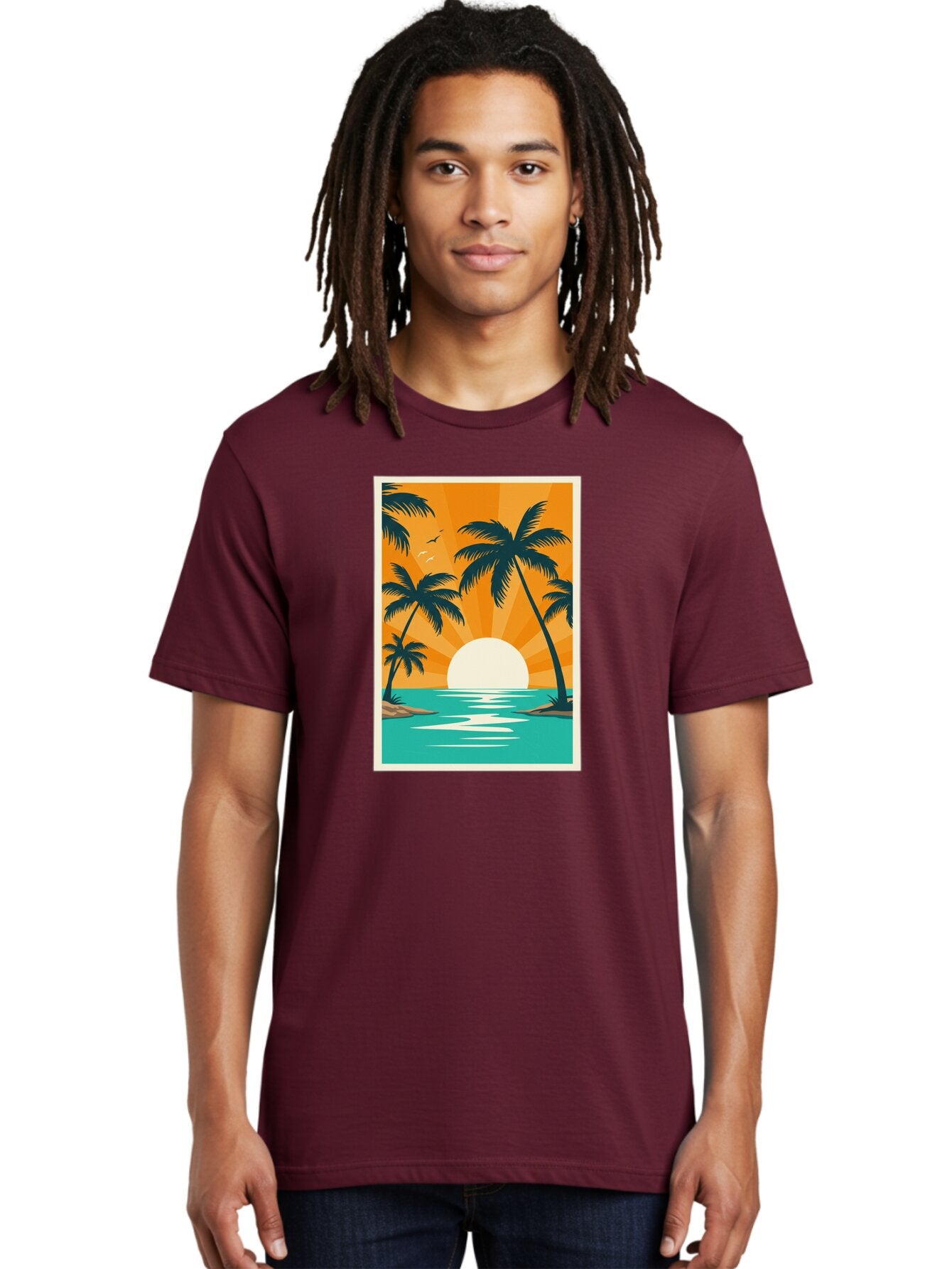 Tropical-Sunset Men'S Graphic Tee, 100% Cotton, Comfortable Casual Summer Wear, Machine Washable, Vintage Camera, Old Camera, Antique Camera, Black Camera, Classic Photography, Photography Equipment, Nostalgic Device, Film Camera, Camera Art Bao966 28