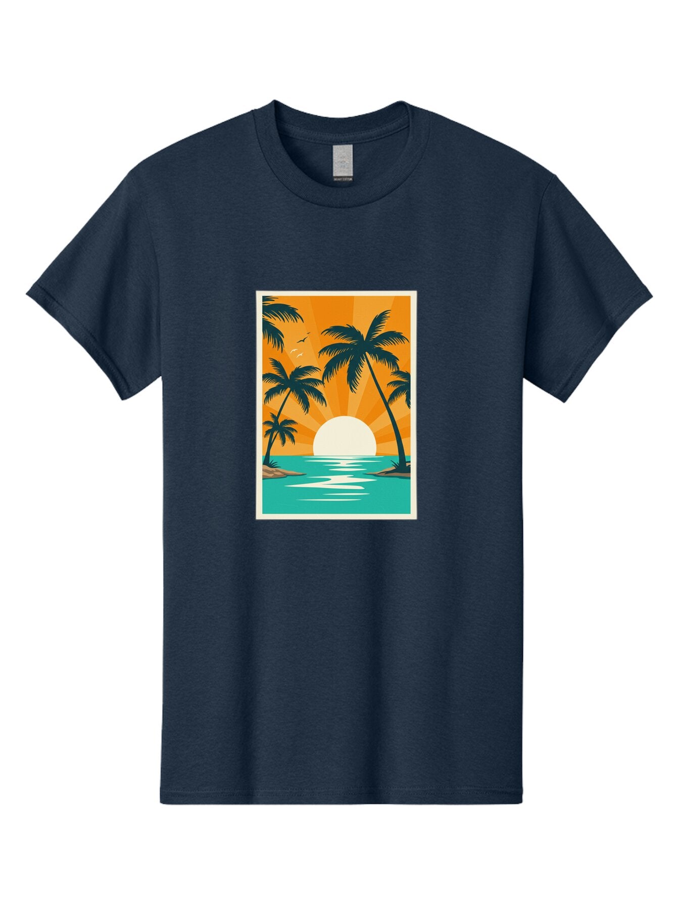 Tropical-Sunset Men'S Graphic Tee, 100% Cotton, Comfortable Casual Summer Wear, Machine Washable, Vintage Camera, Old Camera, Antique Camera, Black Camera, Classic Photography, Photography Equipment, Nostalgic Device, Film Camera, Camera Art Bao966 11