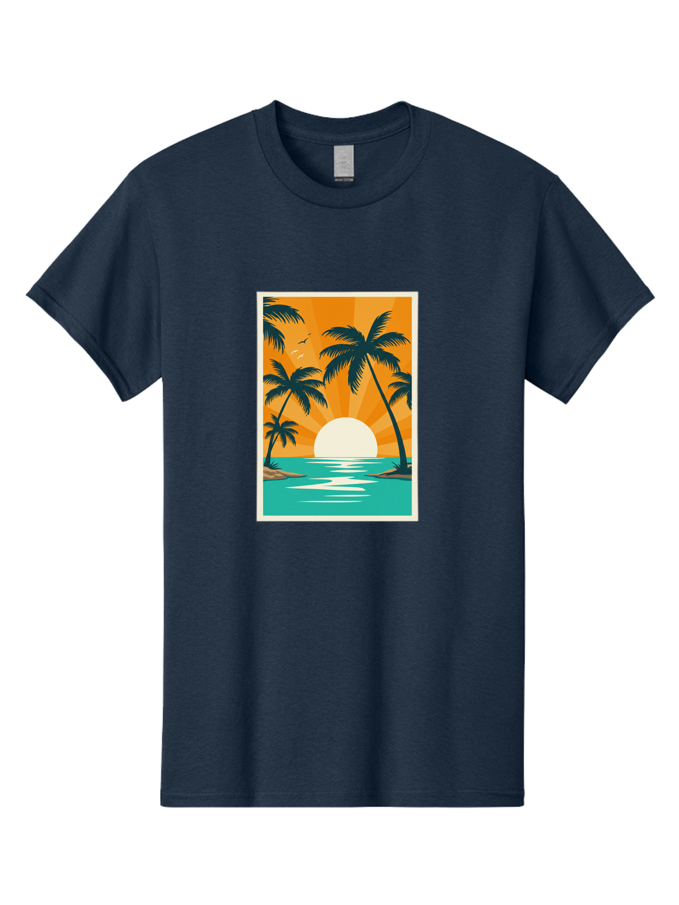 Tropical-Sunset Men'S Graphic Tee, 100% Cotton, Comfortable Casual Summer Wear, Machine Washable, Vintage Camera, Old Camera, Antique Camera, Black Camera, Classic Photography, Photography Equipment, Nostalgic Device, Film Camera, Camera Art Bao966 4