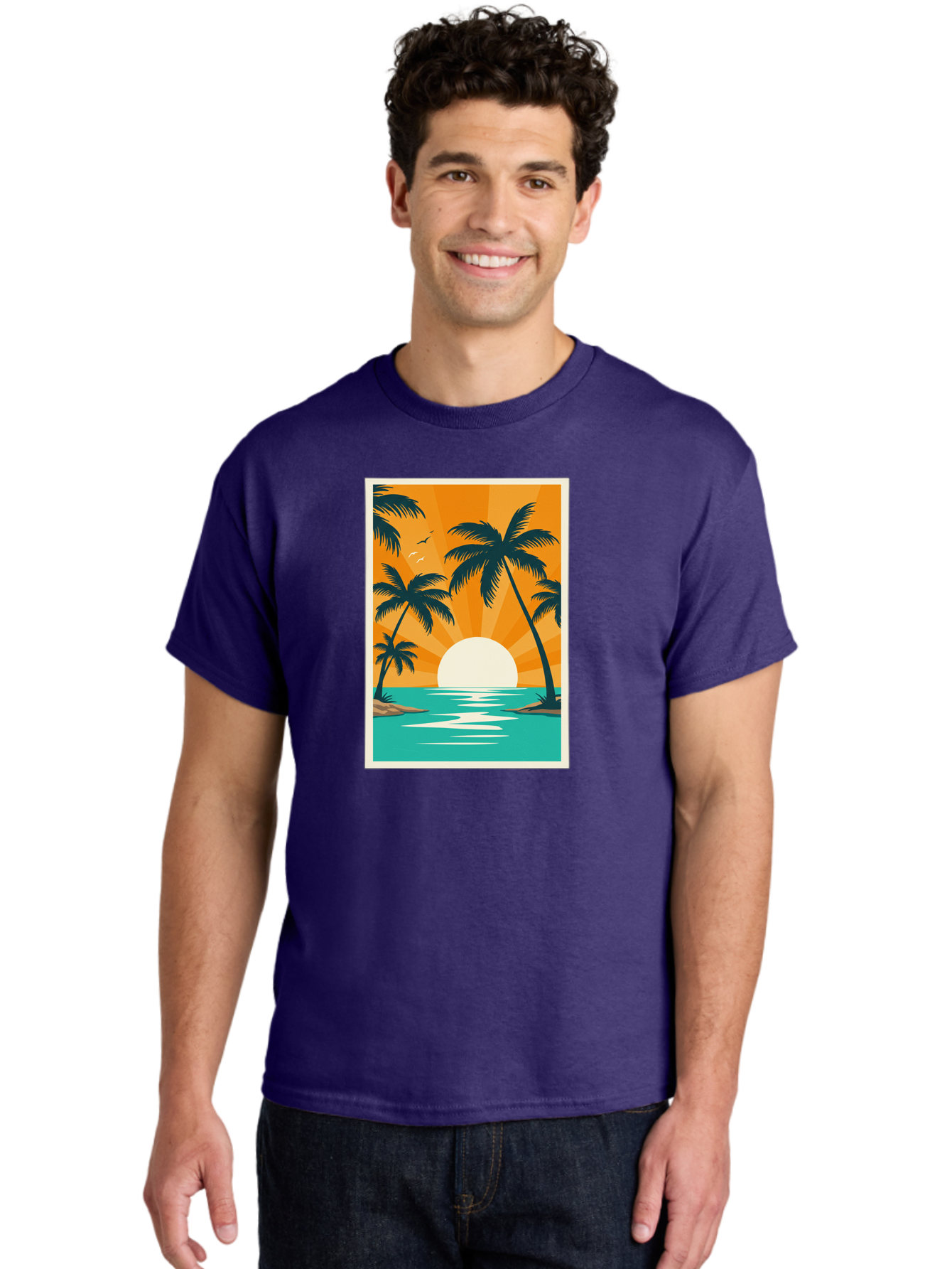 Tropical-Sunset Men'S Graphic Tee, 100% Cotton, Comfortable Casual Summer Wear, Machine Washable, Vintage Camera, Old Camera, Antique Camera, Black Camera, Classic Photography, Photography Equipment, Nostalgic Device, Film Camera, Camera Art Bao966 20