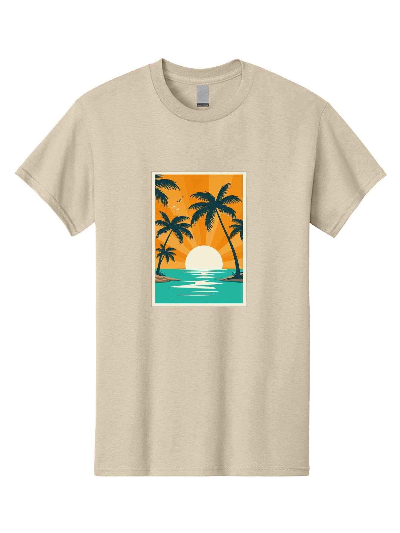 Tropical-Sunset Men'S Graphic Tee, 100% Cotton, Comfortable Casual Summer Wear, Machine Washable, Vintage Camera, Old Camera, Antique Camera, Black Camera, Classic Photography, Photography Equipment, Nostalgic Device, Film Camera, Camera Art Bao966 13