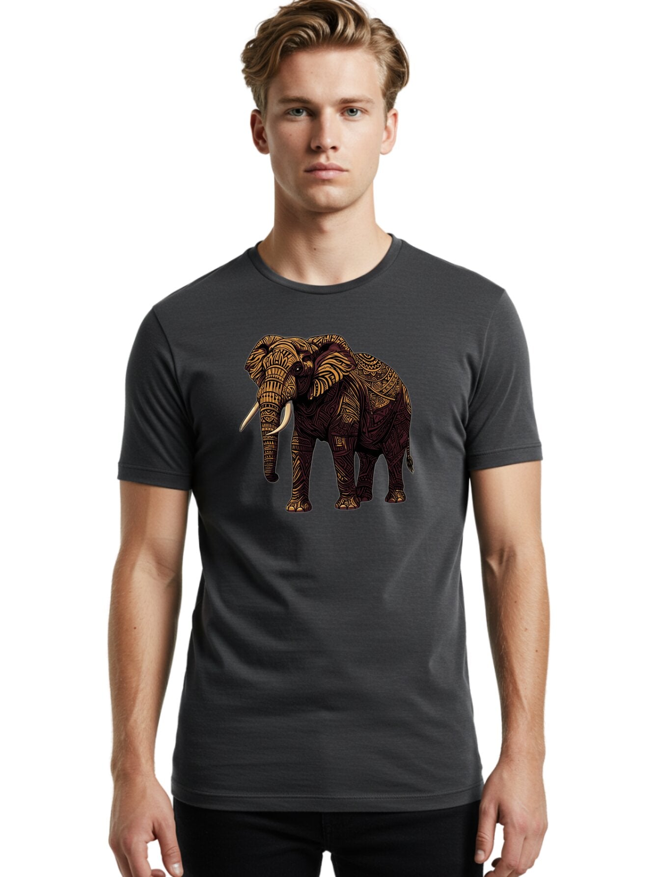 Tusker Men'S Graphic Tee, 100% Cotton, Comfortable Casual Summer Wear, Machine Washable, Vintage Camera, Old Camera, Antique Camera, Black Camera, Classic Photography, Photography Equipment, Nostalgic Device, Film Camera, Camera Art Bao969 23