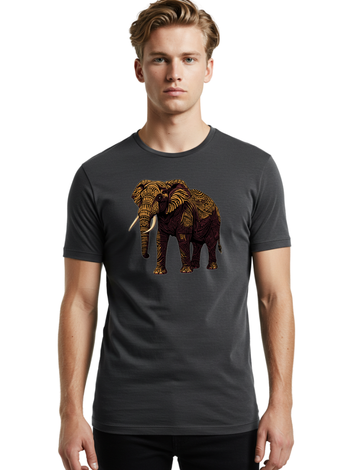 Tusker Men'S Graphic Tee, 100% Cotton, Comfortable Casual Summer Wear, Machine Washable, Vintage Camera, Old Camera, Antique Camera, Black Camera, Classic Photography, Photography Equipment, Nostalgic Device, Film Camera, Camera Art Bao969 23