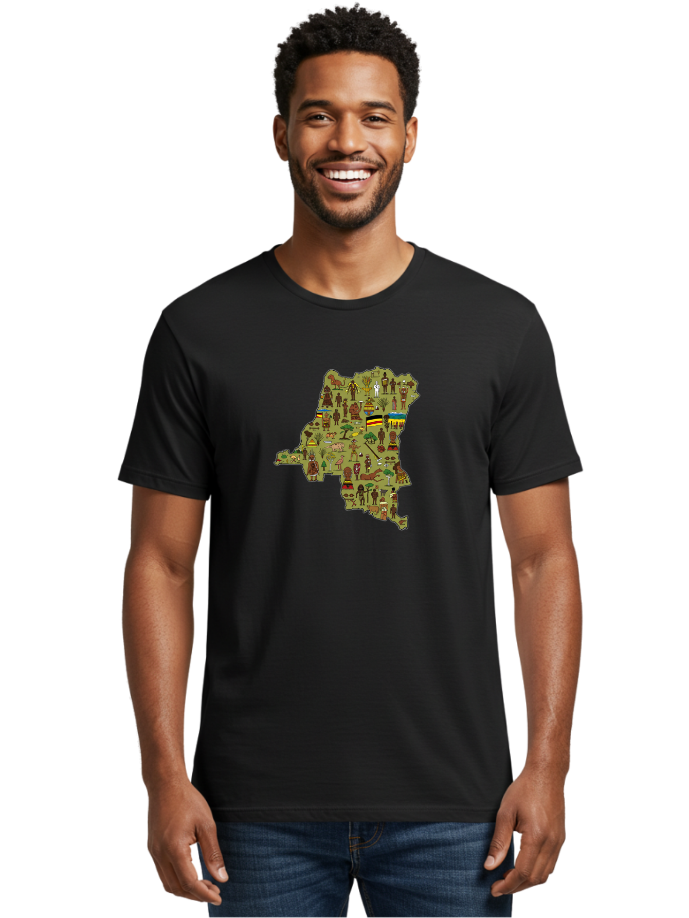 Uganda-Map Men'S Graphic Tee, 100% Cotton, Comfortable Casual Summer Wear, Machine Washable, Vintage Camera, Old Camera, Antique Camera, Black Camera, Classic Photography, Photography Equipment, Nostalgic Device, Film Camera, Camera Art Bao972 23