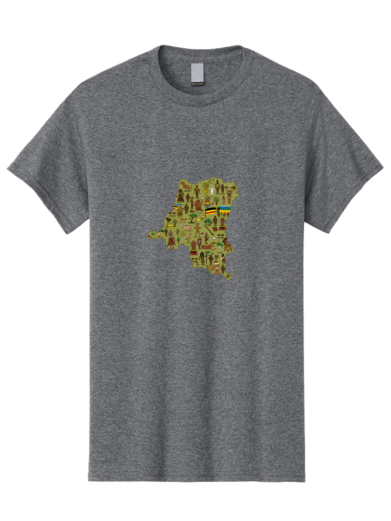 Uganda-Map Men'S Graphic Tee, 100% Cotton, Comfortable Casual Summer Wear, Machine Washable, Vintage Camera, Old Camera, Antique Camera, Black Camera, Classic Photography, Photography Equipment, Nostalgic Device, Film Camera, Camera Art Bao972 10