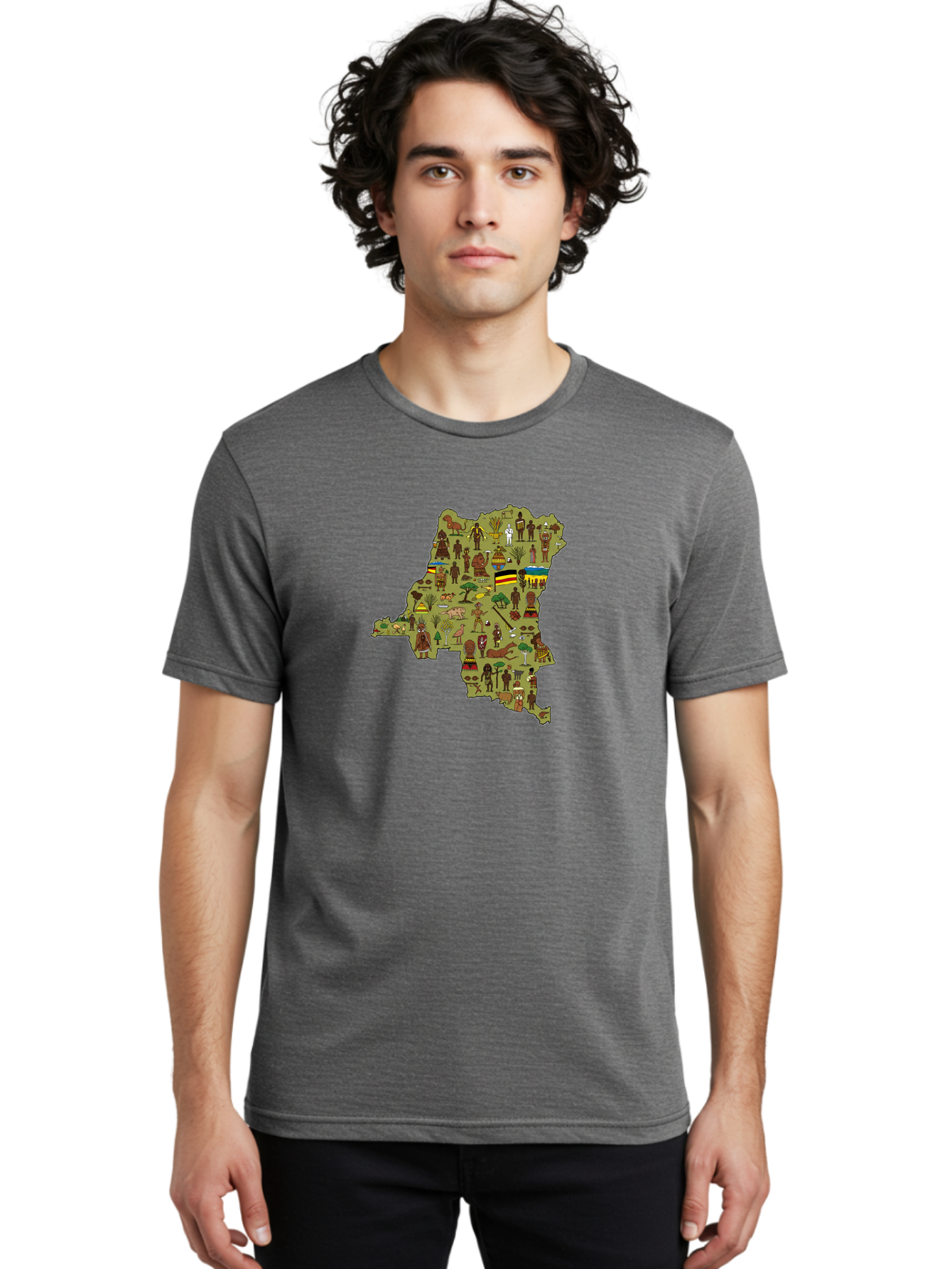 Uganda-Map Men'S Graphic Tee, 100% Cotton, Comfortable Casual Summer Wear, Machine Washable, Vintage Camera, Old Camera, Antique Camera, Black Camera, Classic Photography, Photography Equipment, Nostalgic Device, Film Camera, Camera Art Bao972 25