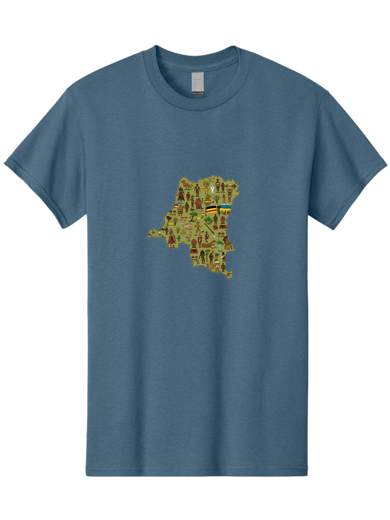 Uganda-Map Men'S Graphic Tee, 100% Cotton, Comfortable Casual Summer Wear, Machine Washable, Vintage Camera, Old Camera, Antique Camera, Black Camera, Classic Photography, Photography Equipment, Nostalgic Device, Film Camera, Camera Art Bao972 13